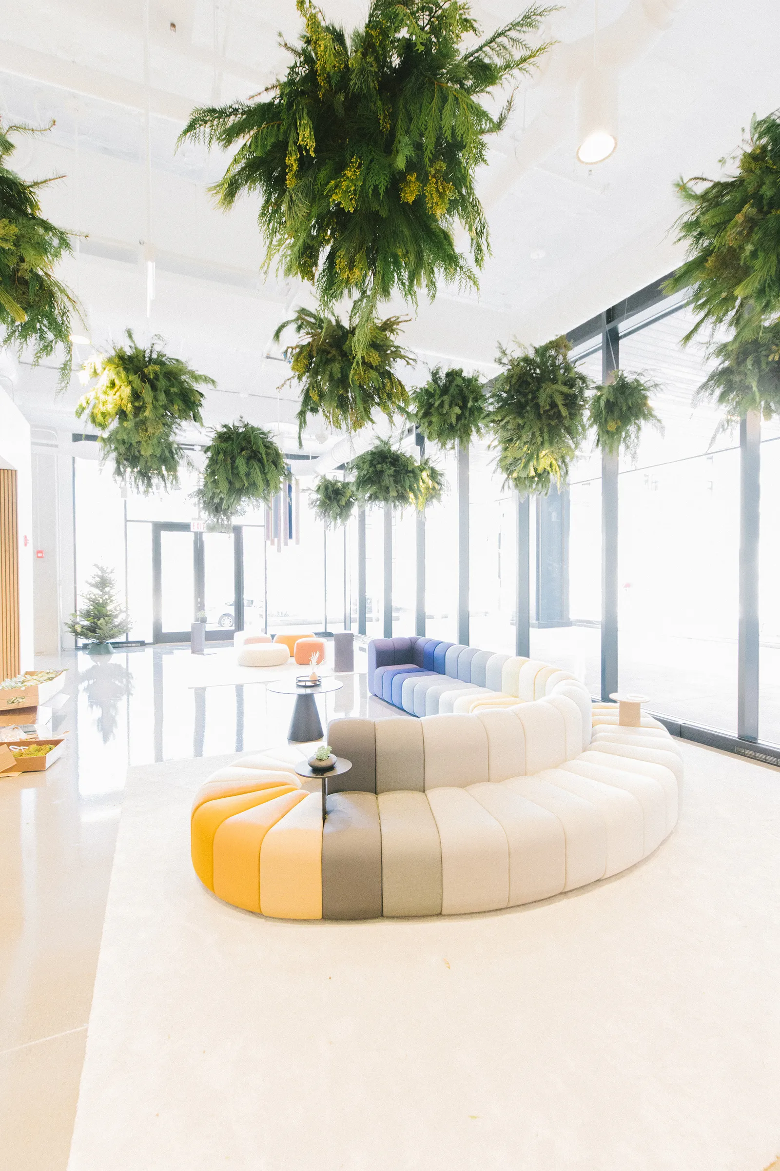 custom hanging planters by Variegated Designs