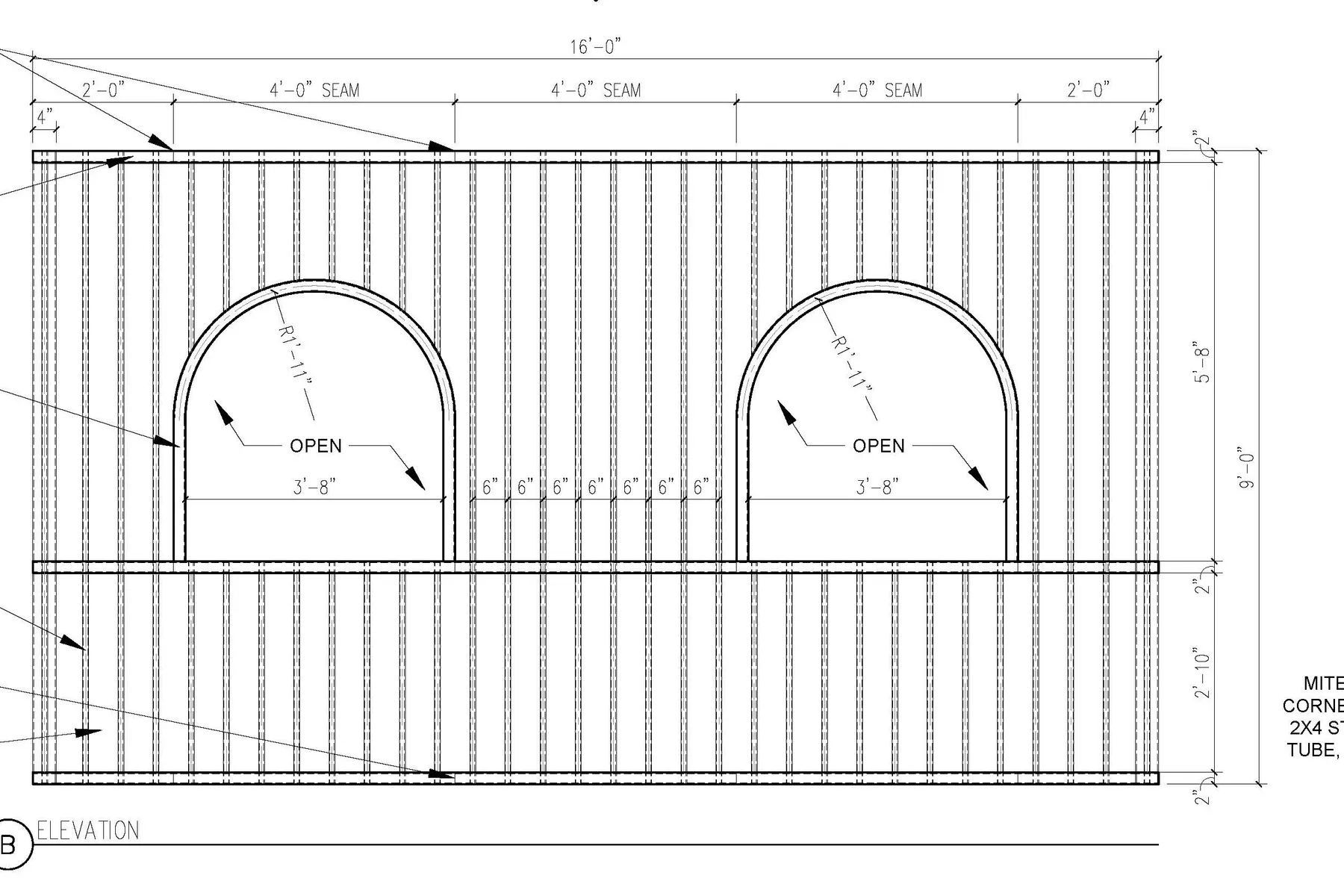 Custom Red Steel Space Dividers Drawing Icon Modern