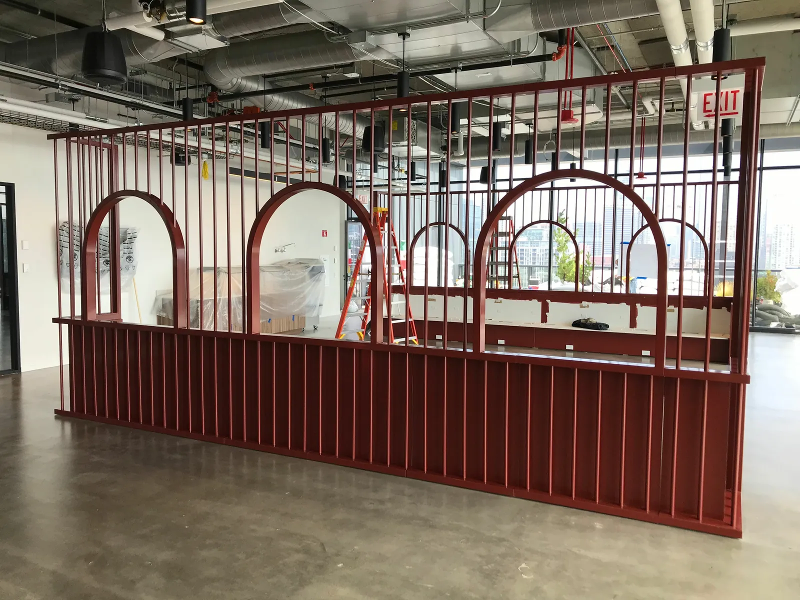 Custom dividers installation