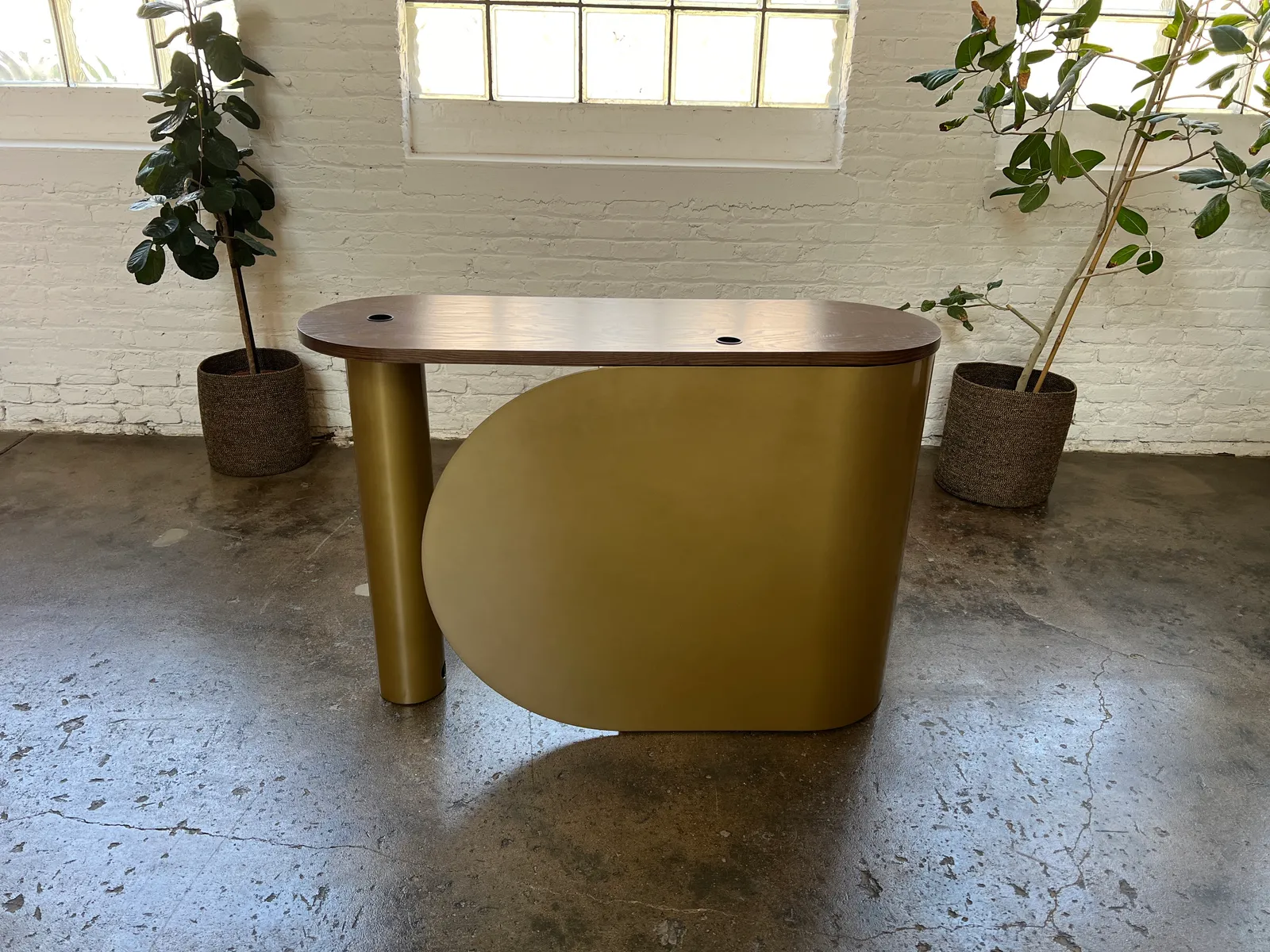 Custom reception host stand Icon Modern