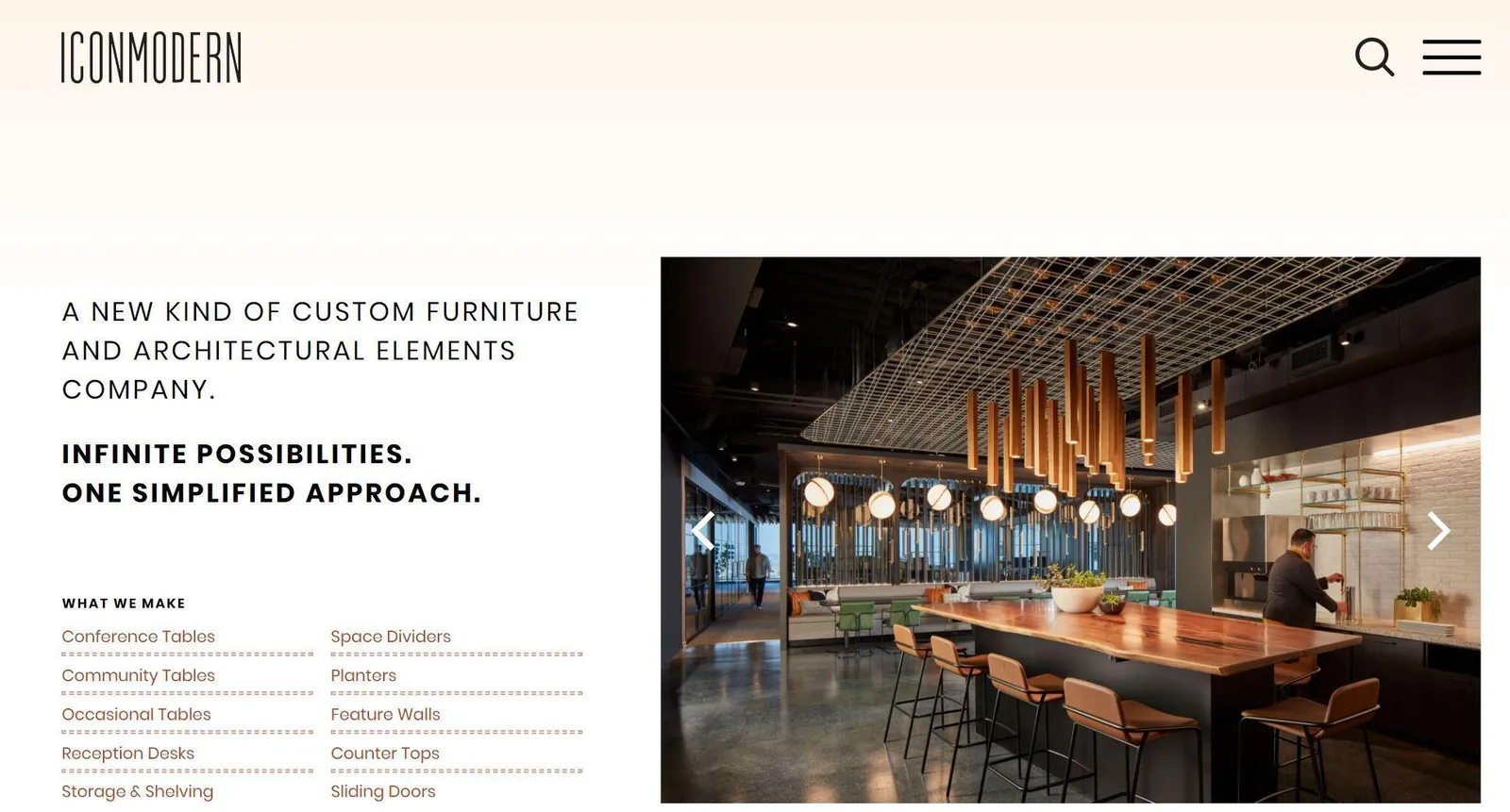 Icon Modern Website Homepage