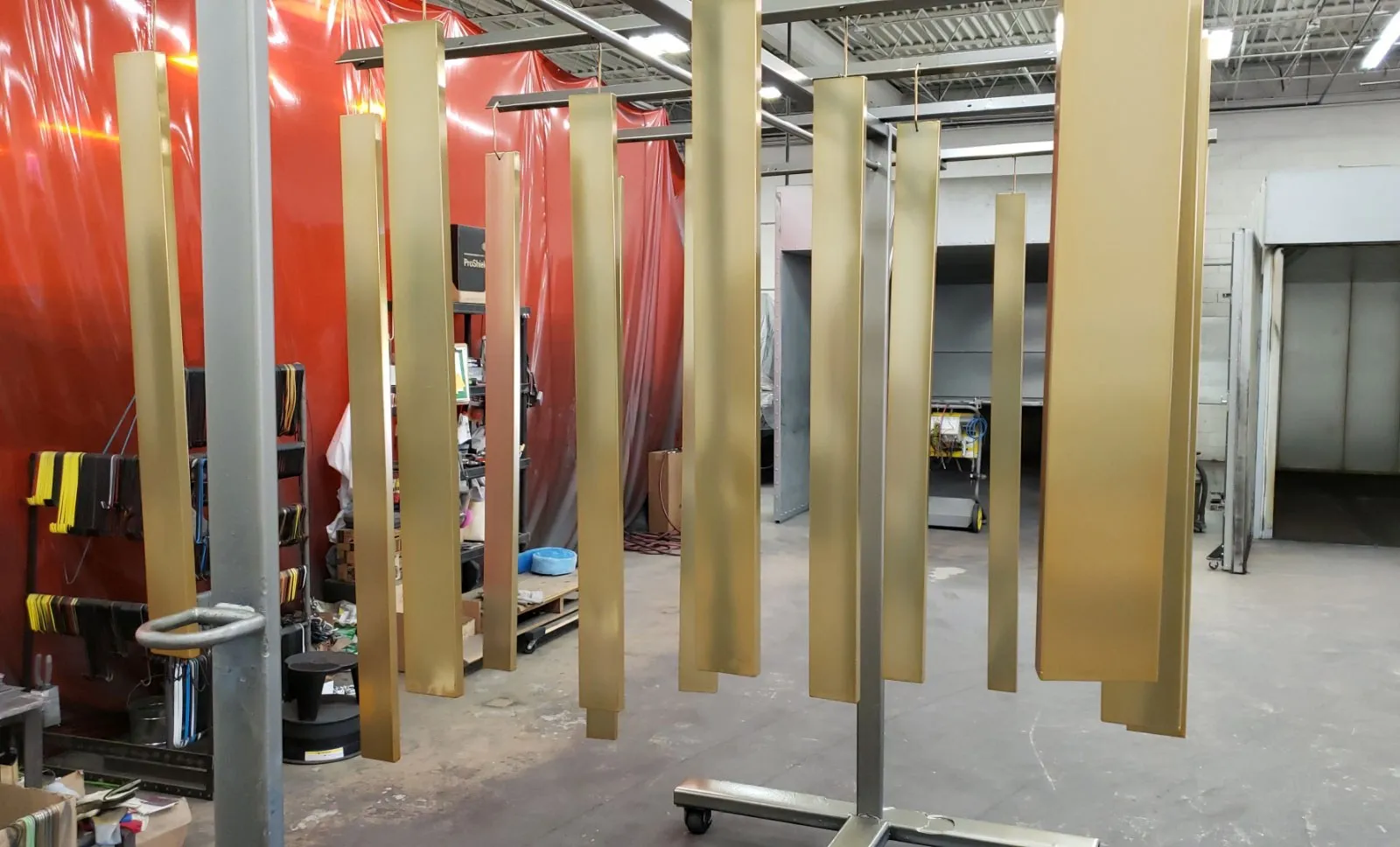 custom steel elements for commercial spaces by Icon Modern