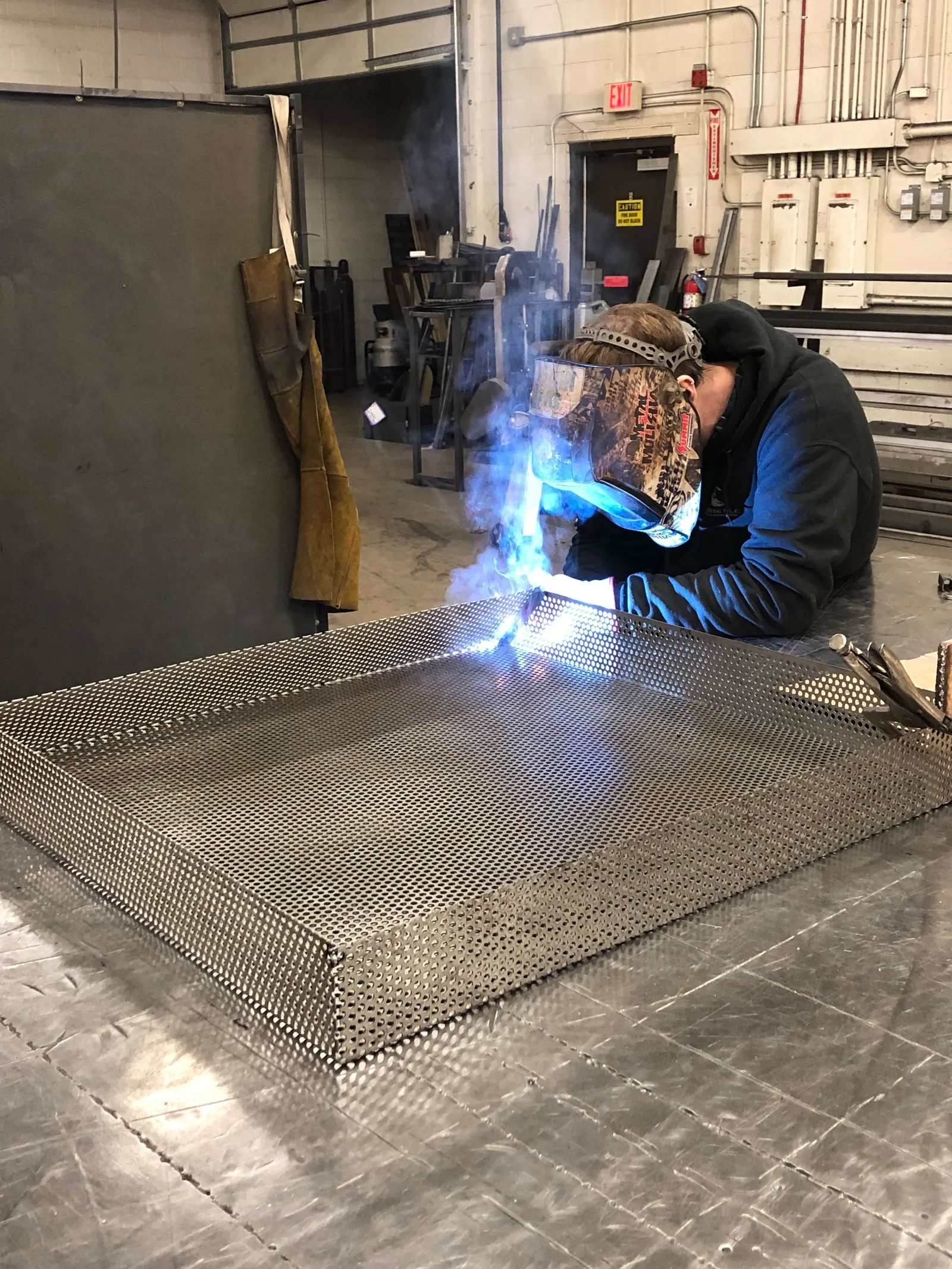 custom steel fabrication for commercial spaces by Icon Modern