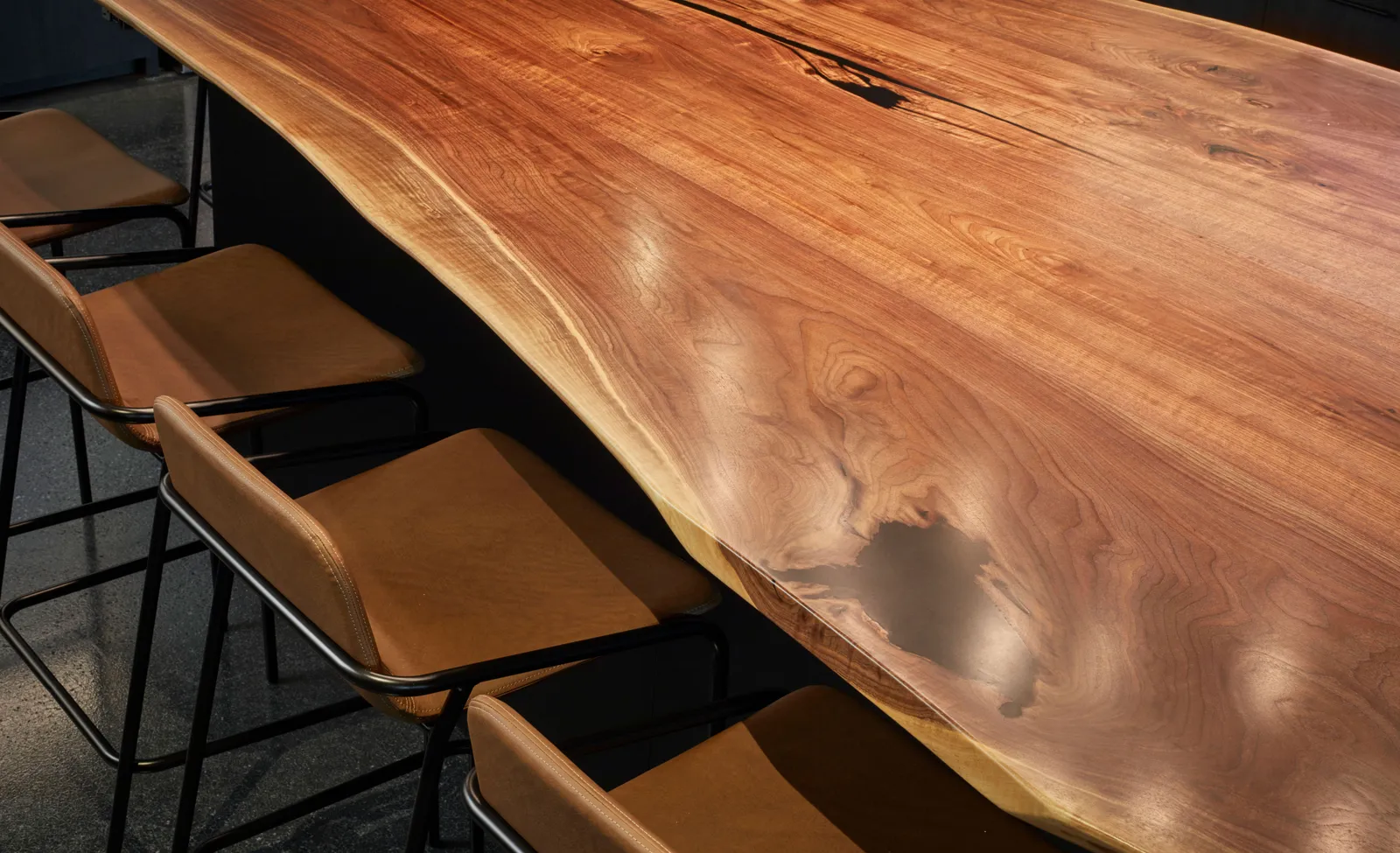 custom table in reclaimed wood by Icon Modern