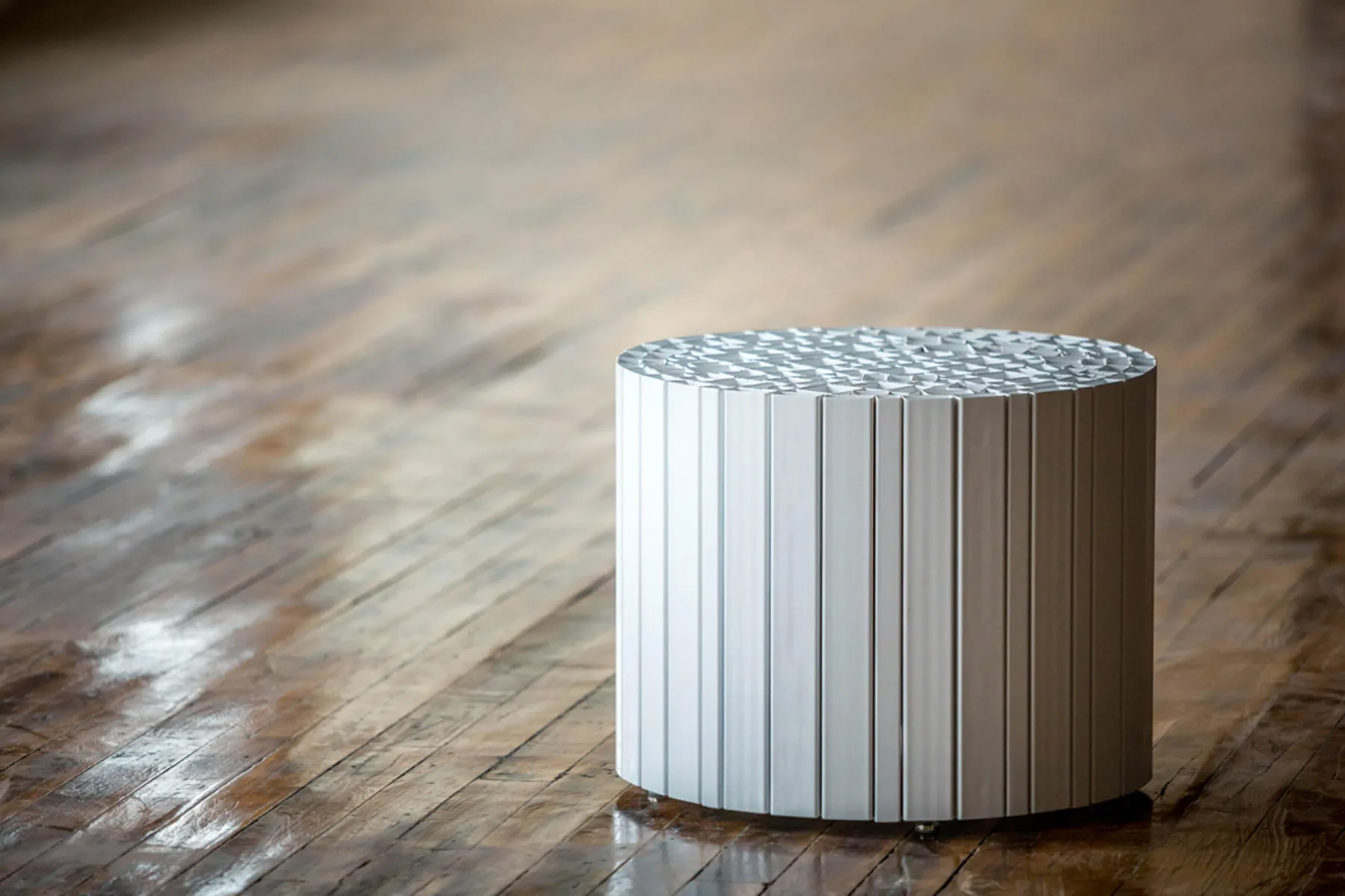 Custom steel tube side coffee table stool powdercoat by icon modern