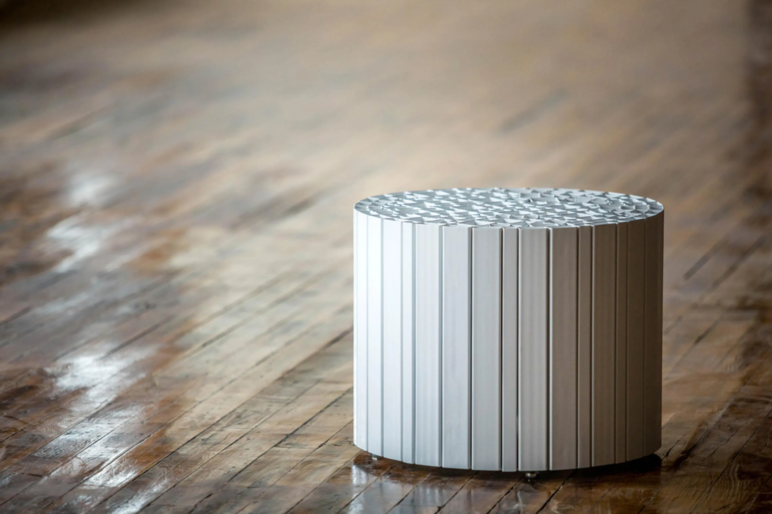 Custom steel tube side coffee table stool powdercoat by icon modern