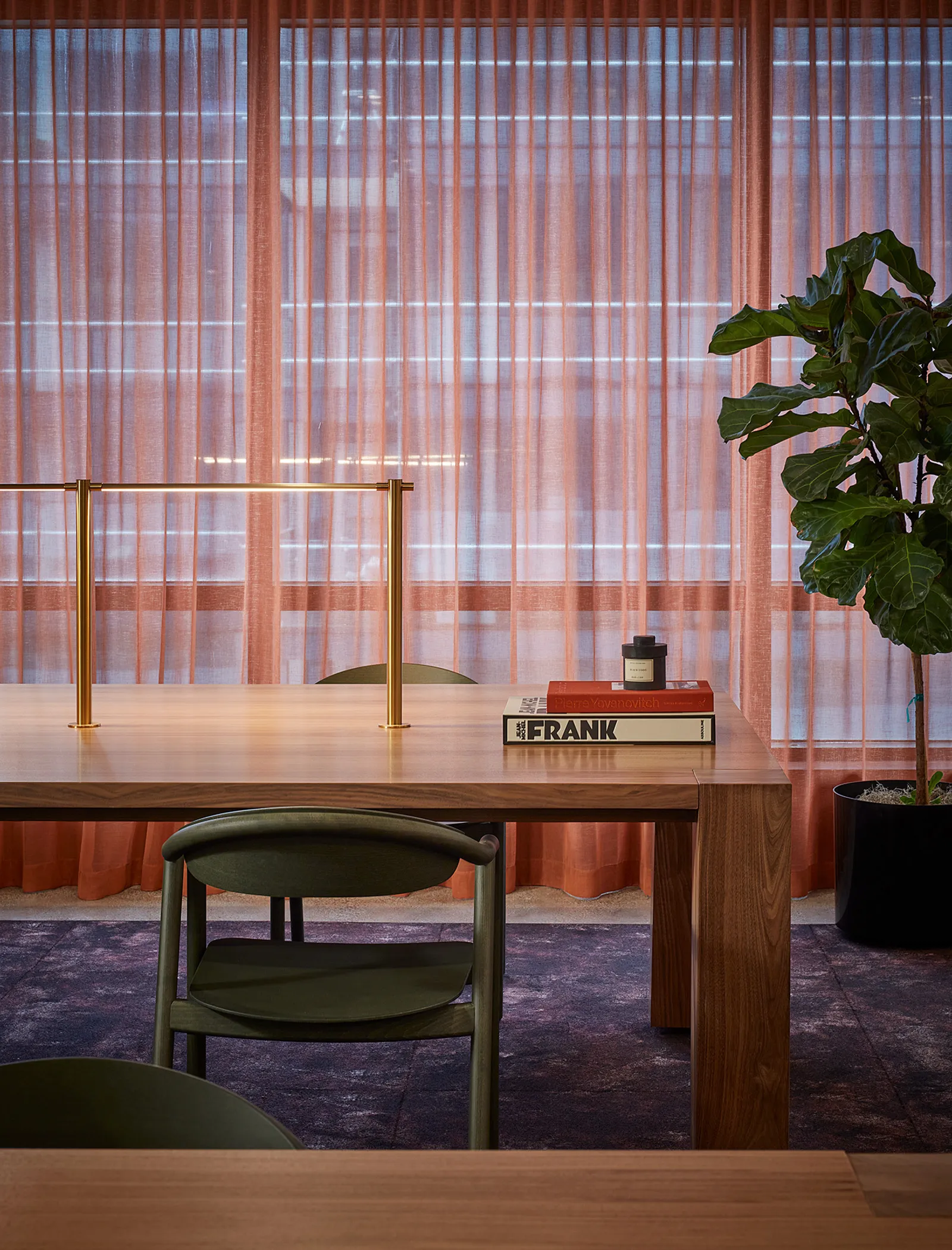 custom library table by Icon Modern