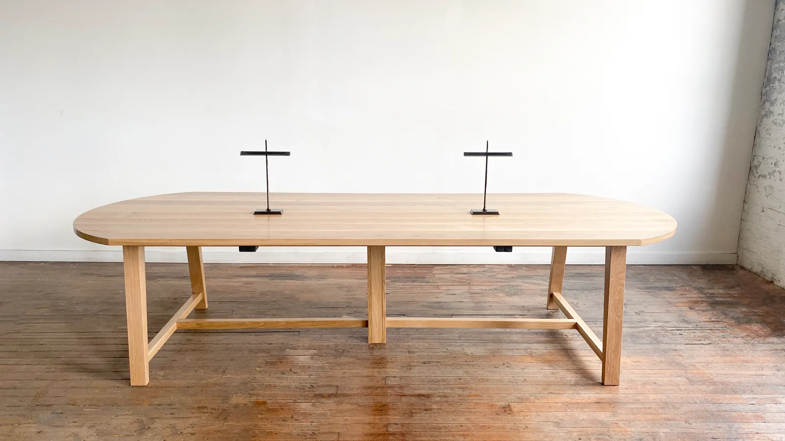 custom wood table by Icon Modern