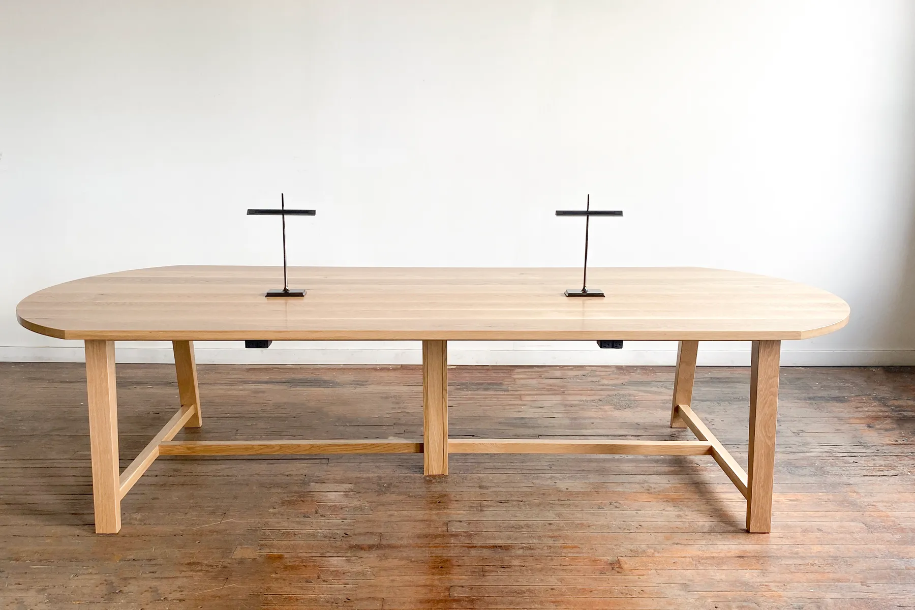 custom wood table by Icon Modern