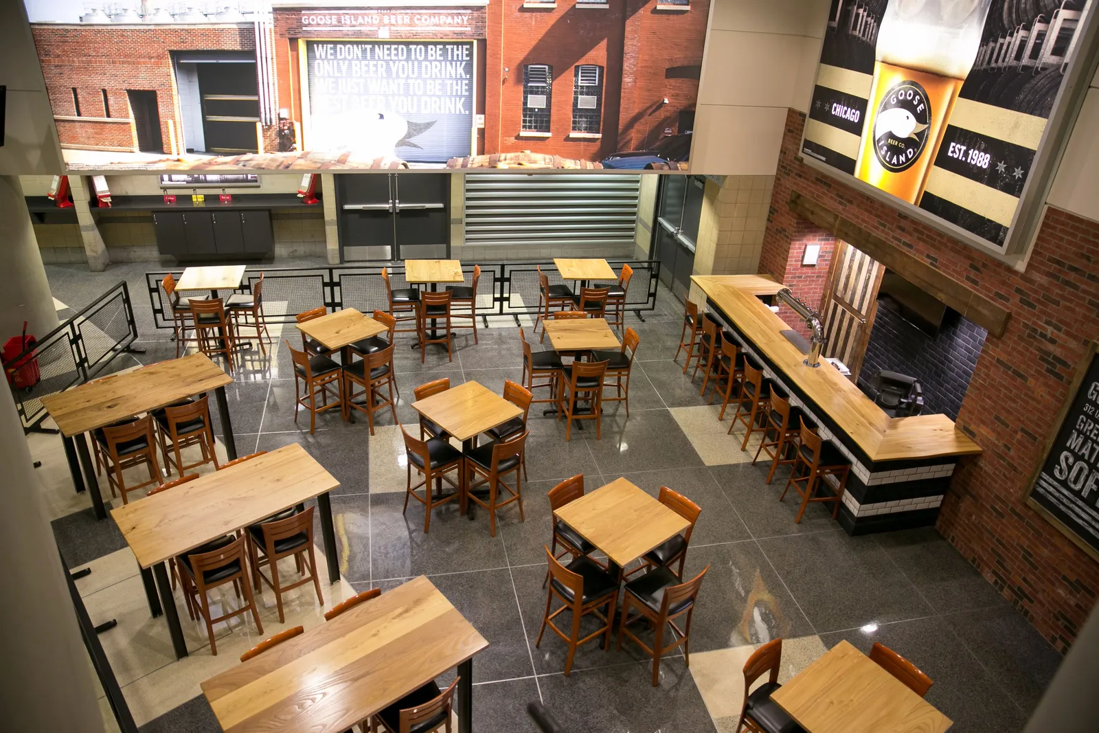 custom cafe table counter live edge bar height by Icon Modern