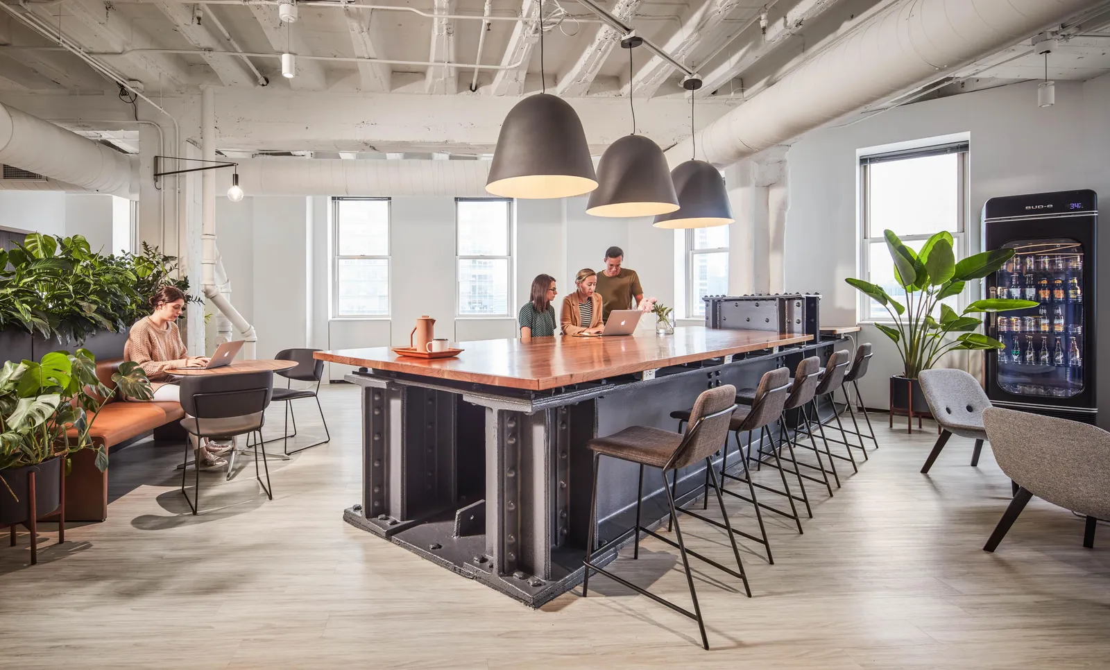 Custom retrofit straight edge counter by Icon Modern