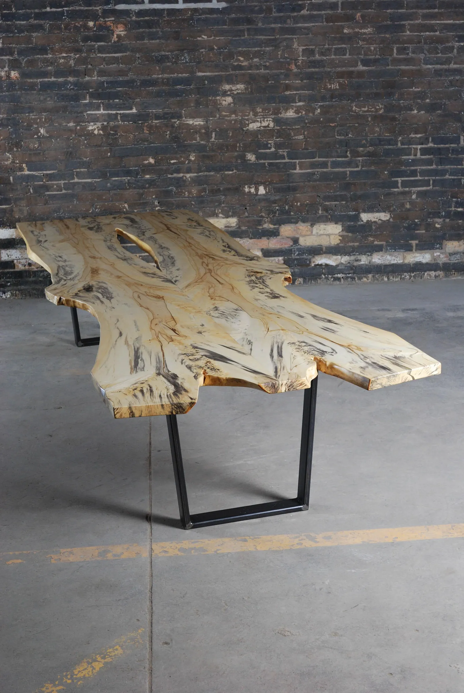 Custom urban wood live edge spalted by icon modern