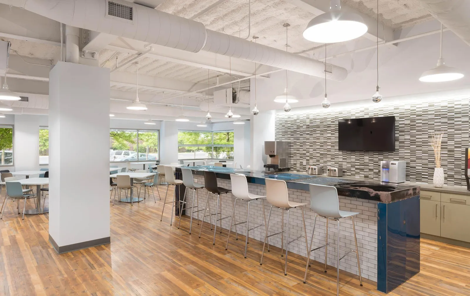 custom counter top in vintage car hoods by Icon Modern