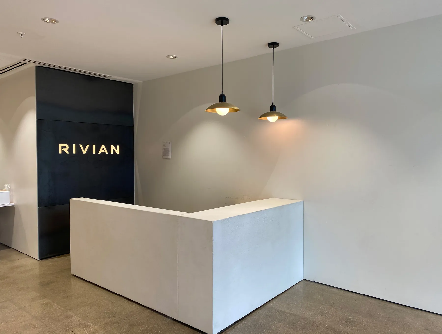 custom sign featuring laser cut steel branding by Icon Modern