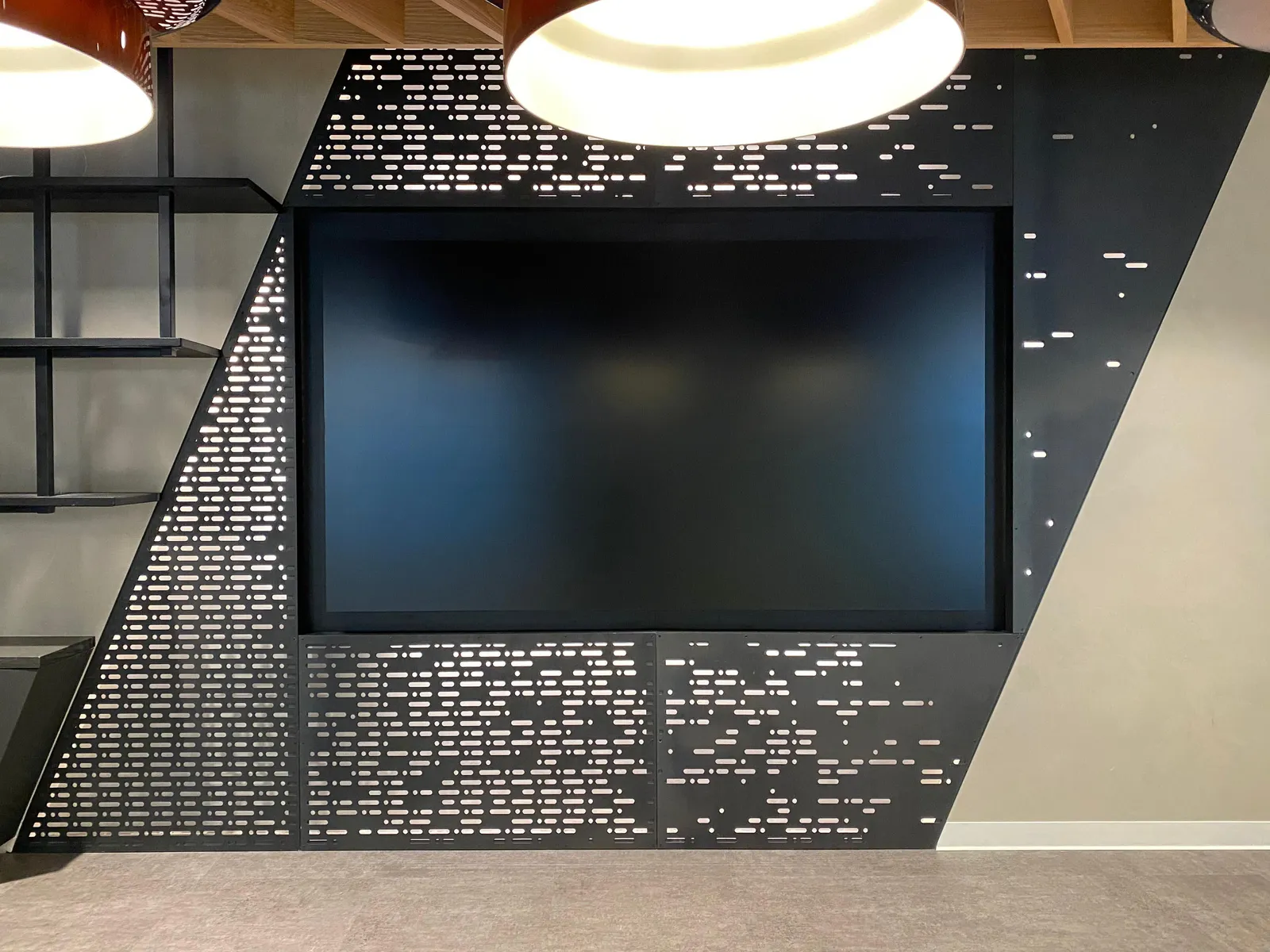 custom laser cut steel panels by Icon Modern