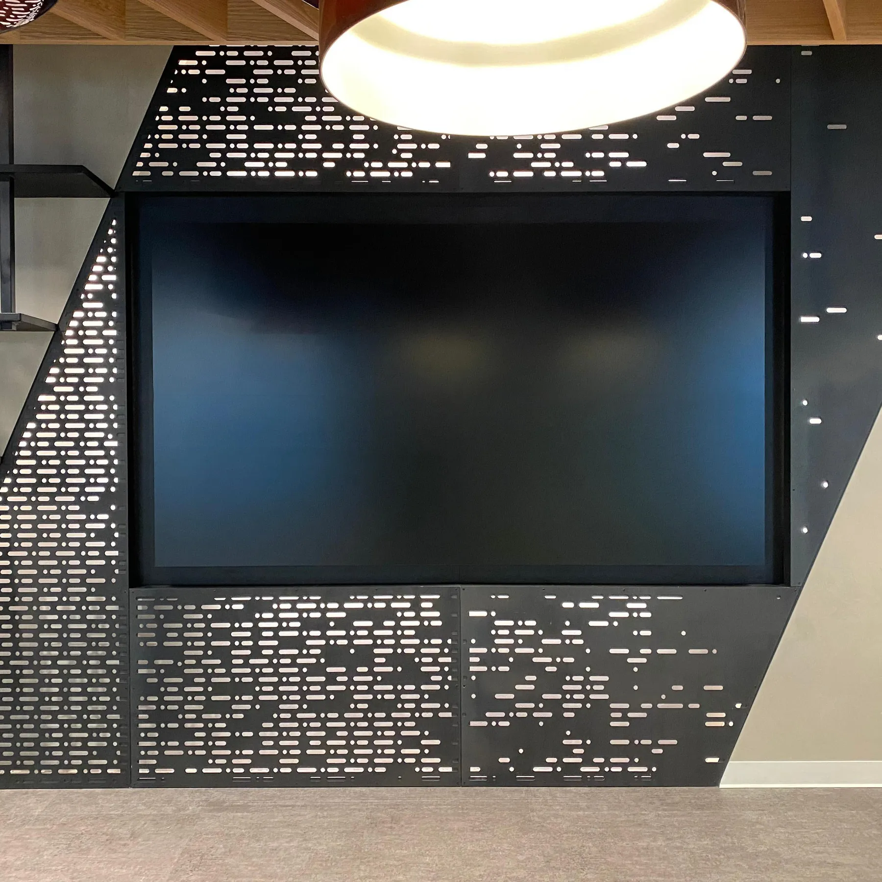 custom laser cut steel panels by Icon Modern