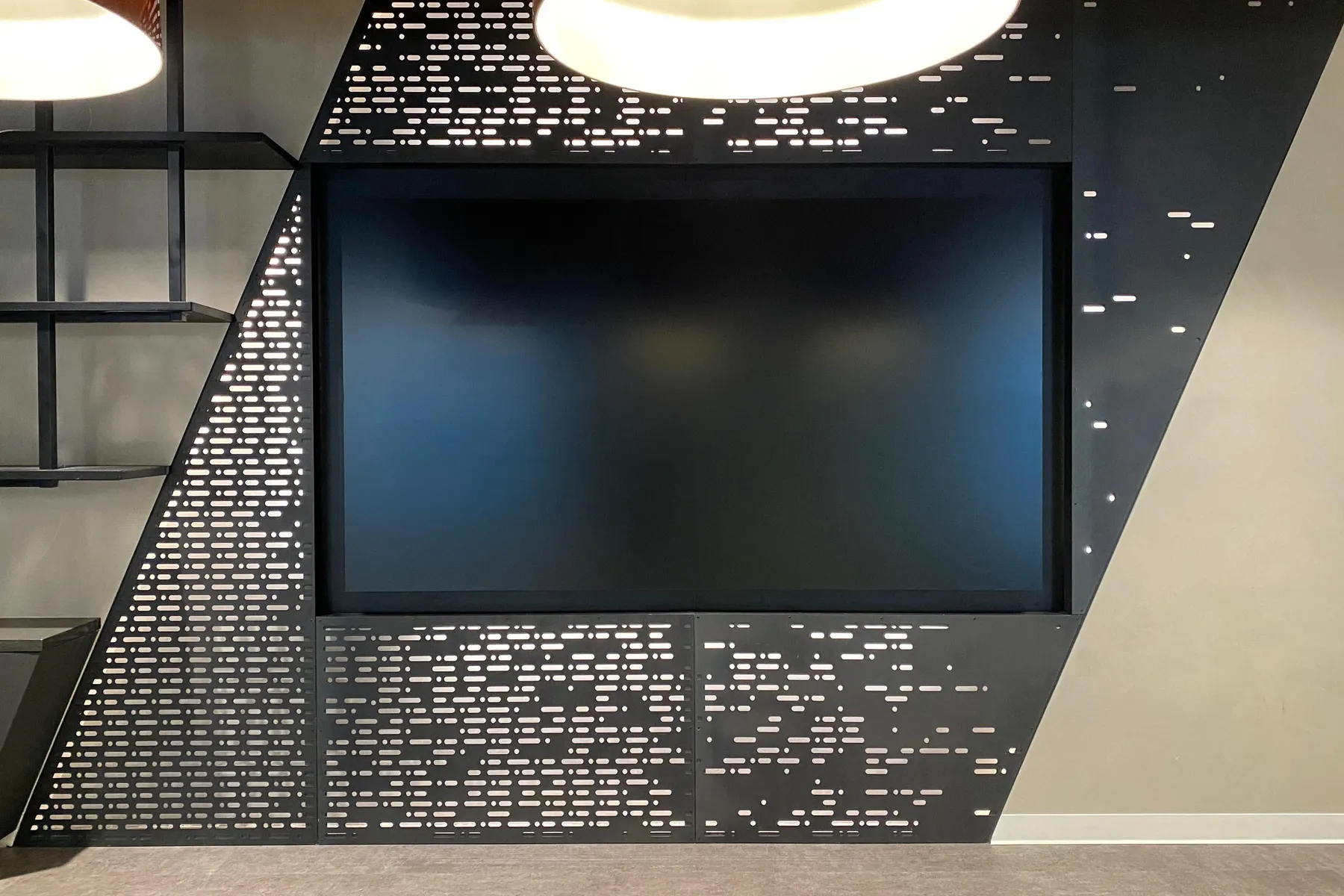 custom laser cut steel panels by Icon Modern