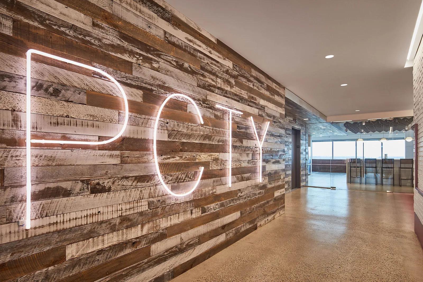 custom cladding in old growth fir whitewash by Icon Modern