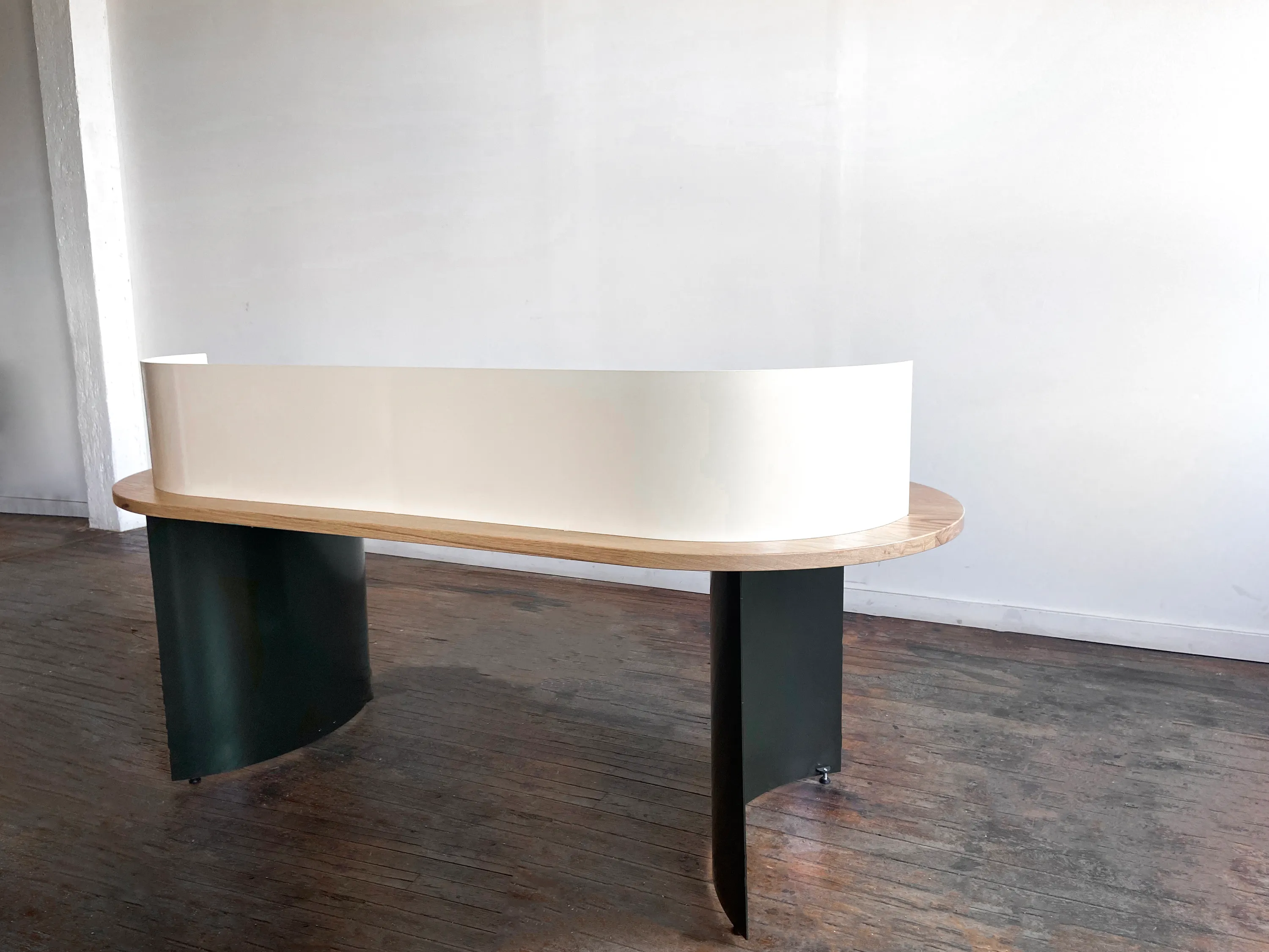 custom reception desk by Icon Modern
