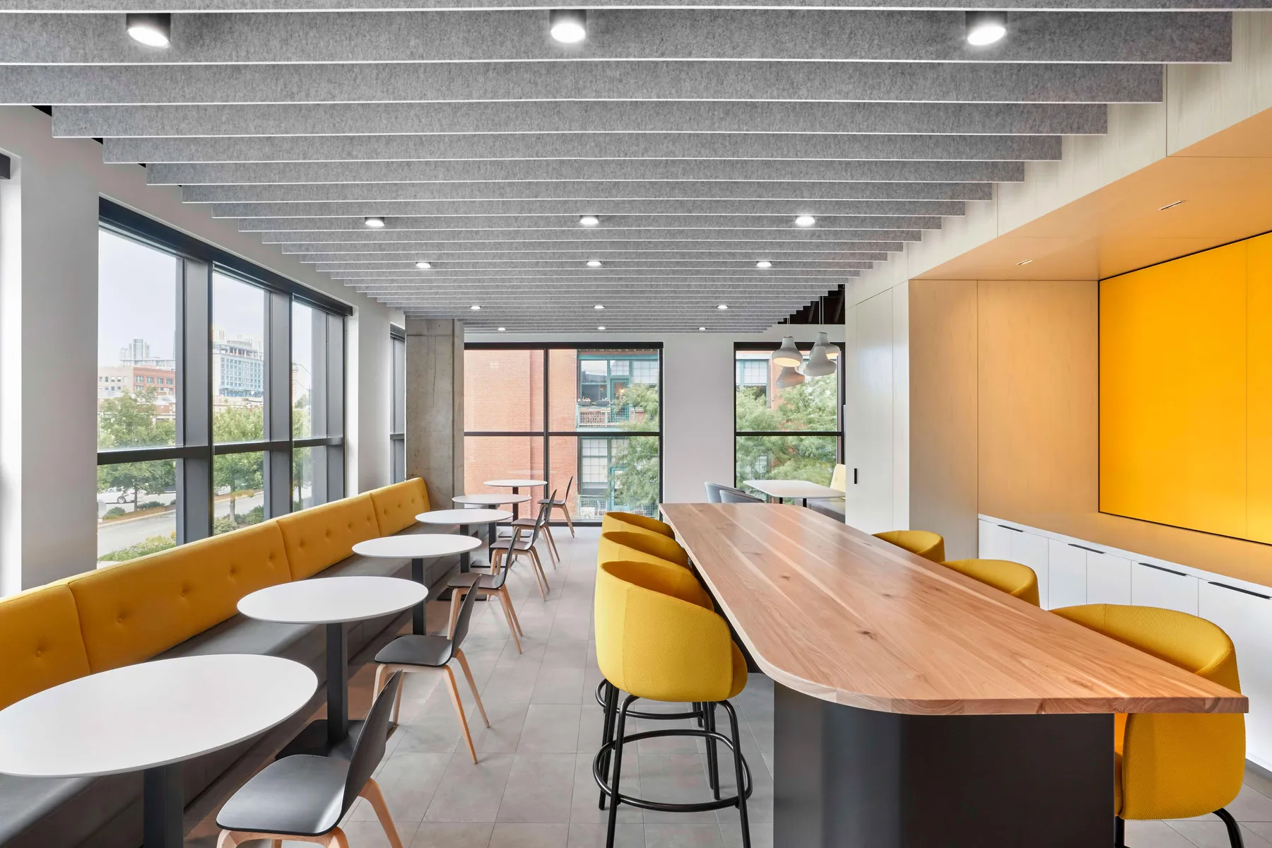 custom community table hickory by Icon Modern