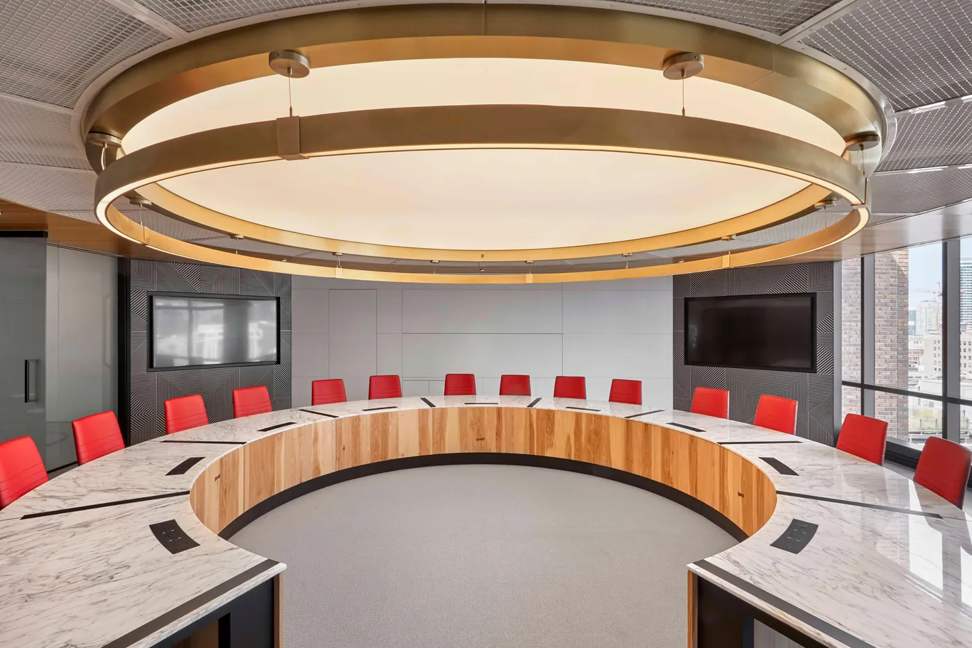 custom boardroom table by Icon Modern
