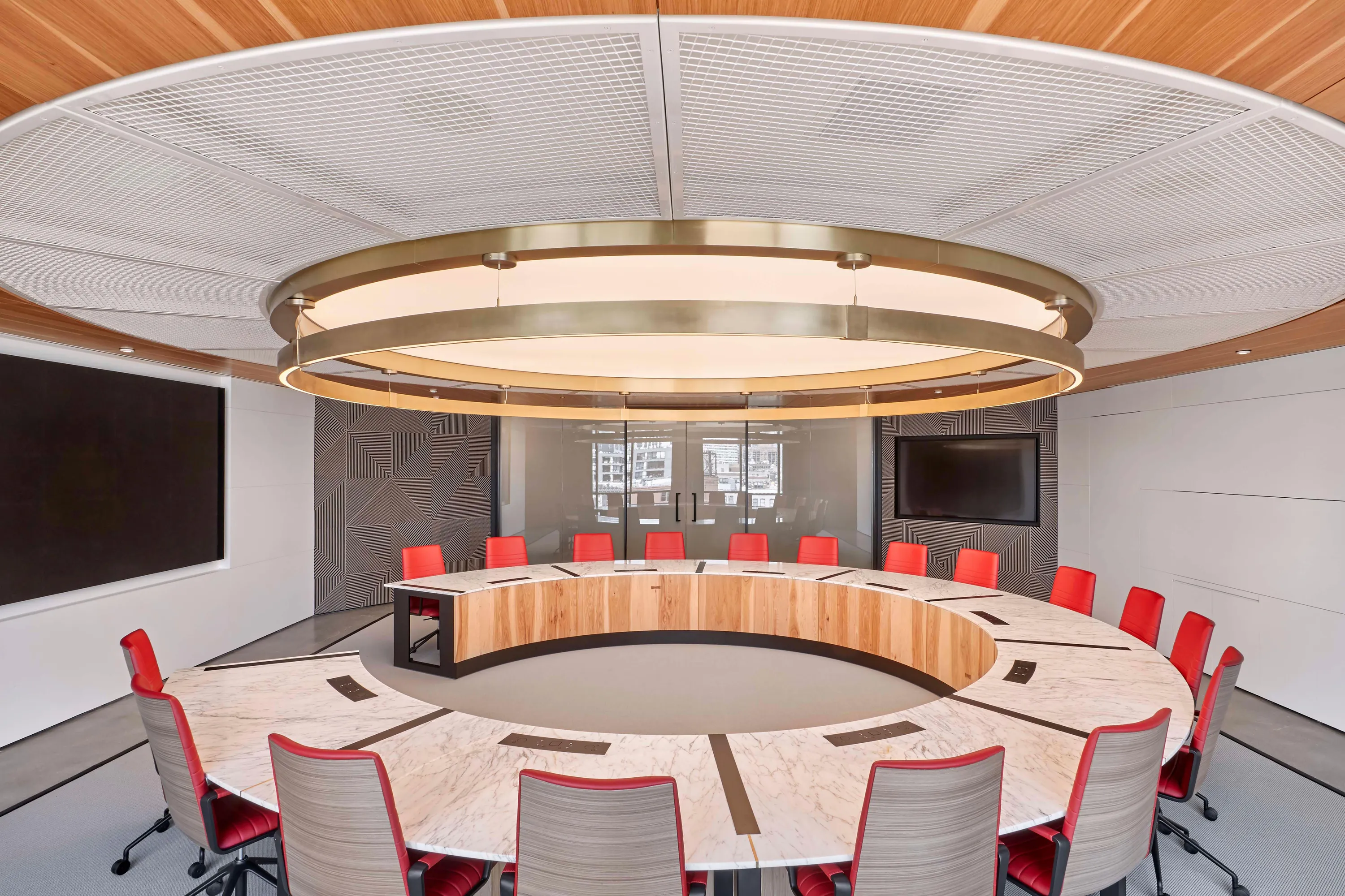 custom boardroom table by Icon Modern