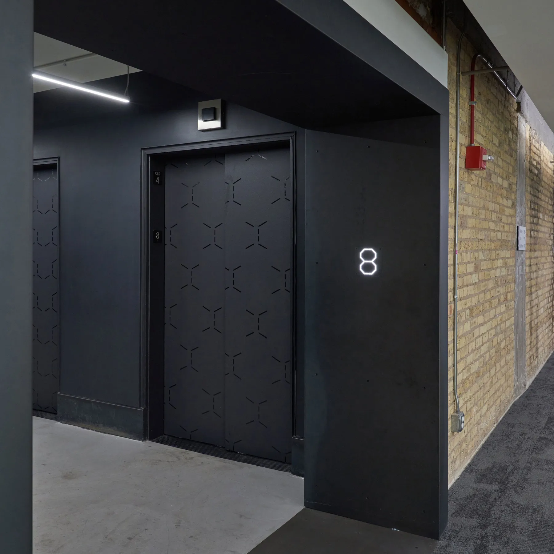 custom wall treatments in hot rolled steel by Icon Modern