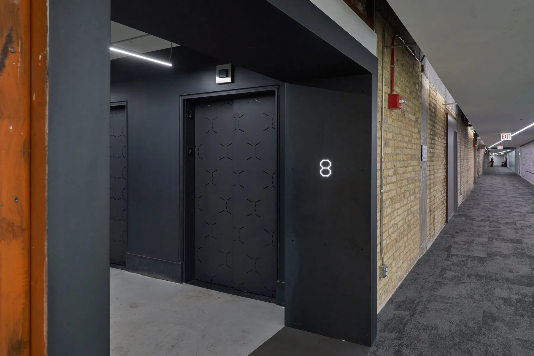 custom wall treatments in hot rolled steel by Icon Modern