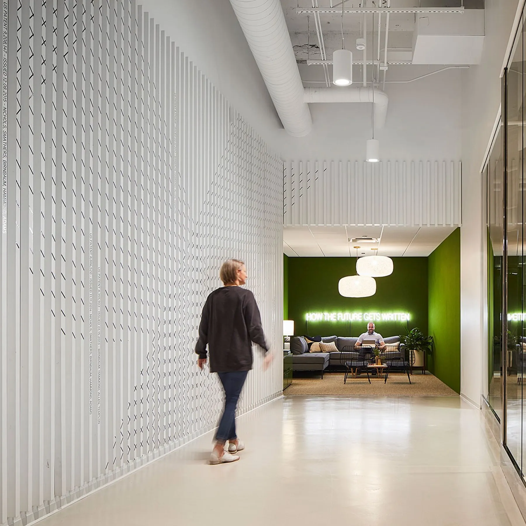 custom slat wall pine by Icon Modern