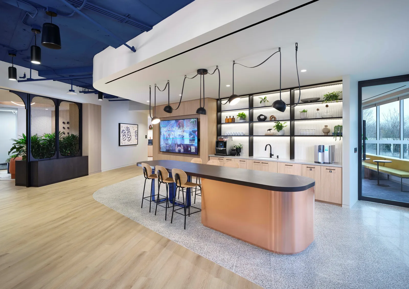 custom shelving in steel by Icon Modern