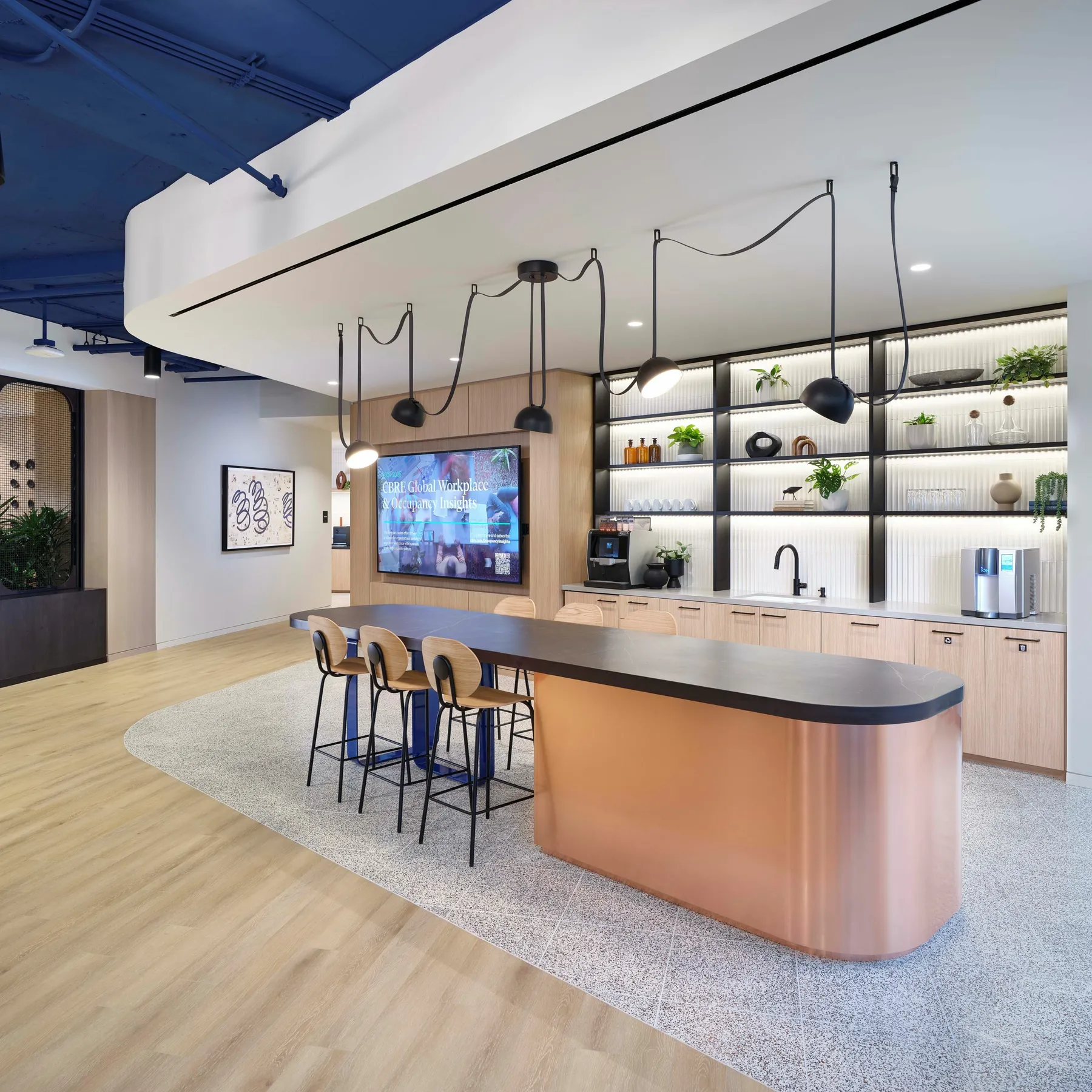 custom shelving in steel by Icon Modern