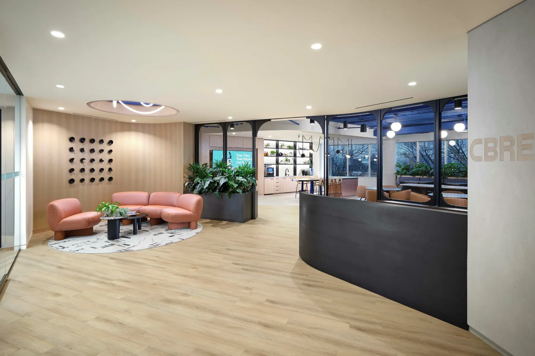 custom space dividers and steel desk shroud by Icon Modern