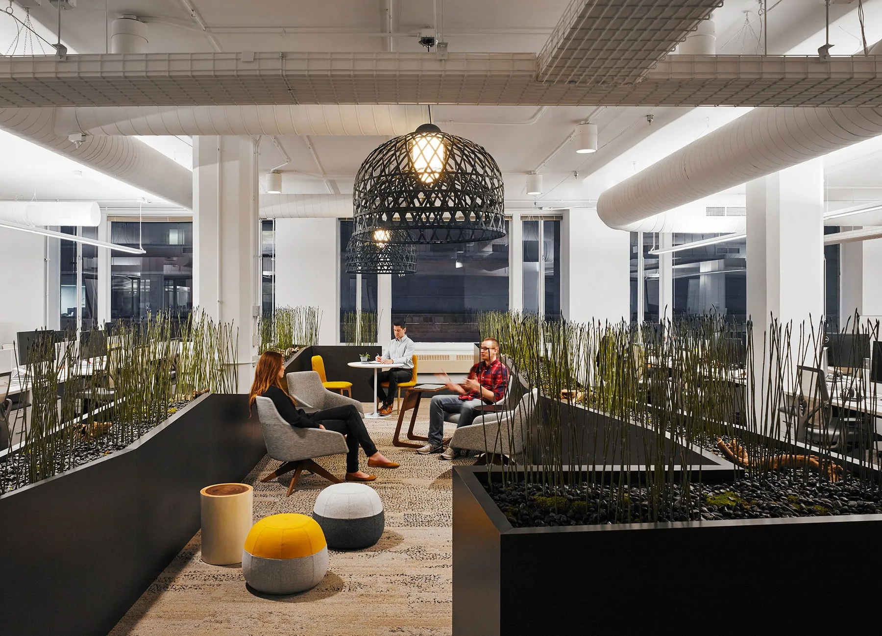 custom steel planters by Icon Modern