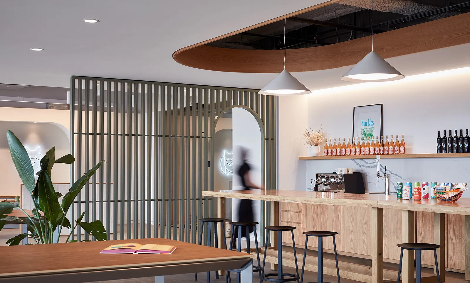 custom wood table in urban oak by Icon Modern