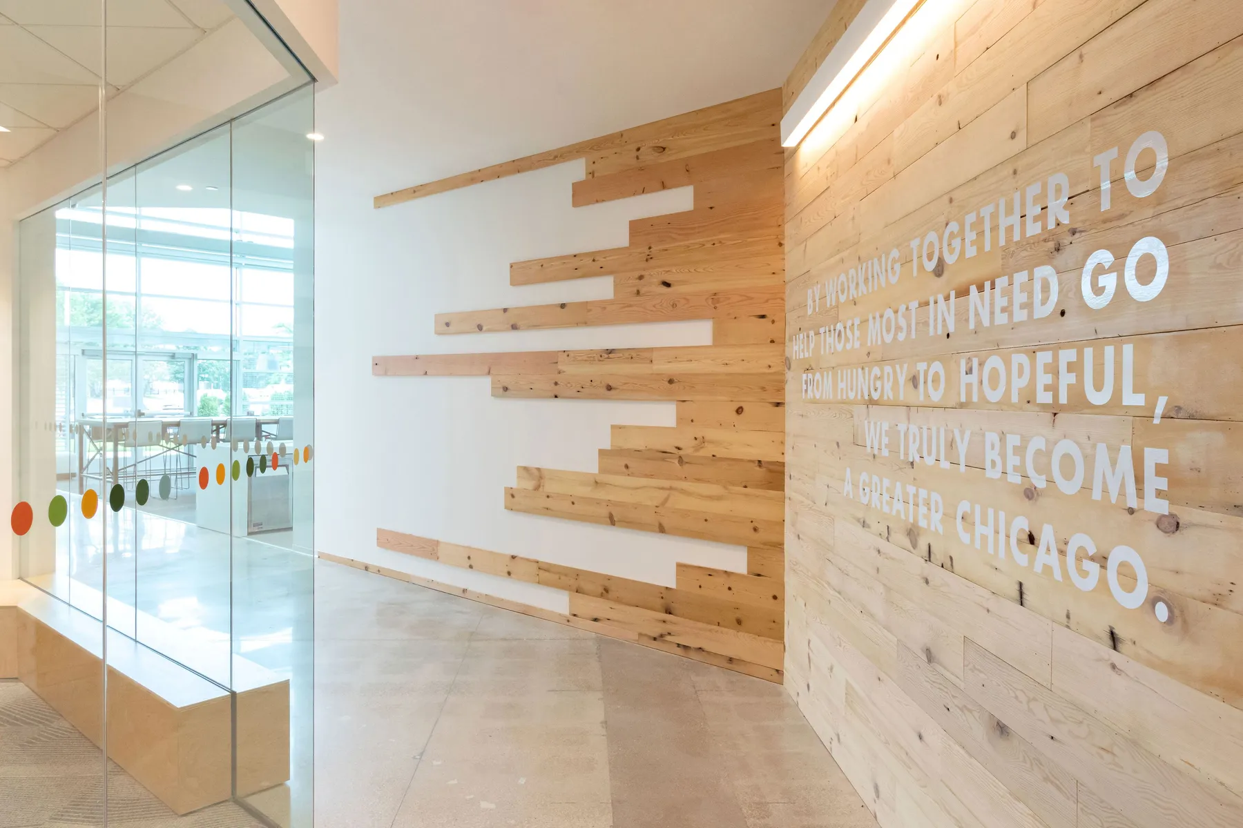 custom wall treatment in old growth fir by Icon Modern