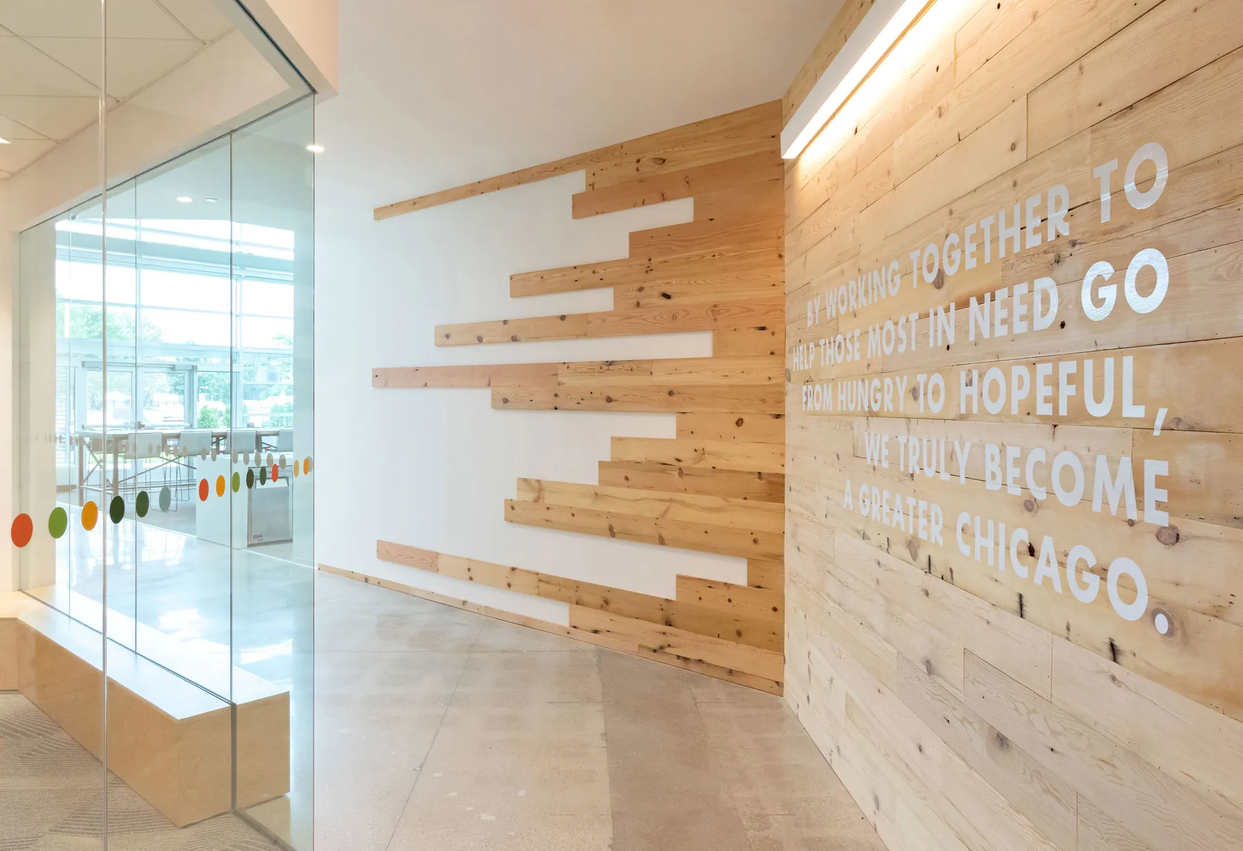 custom wall treatment in old growth fir by Icon Modern