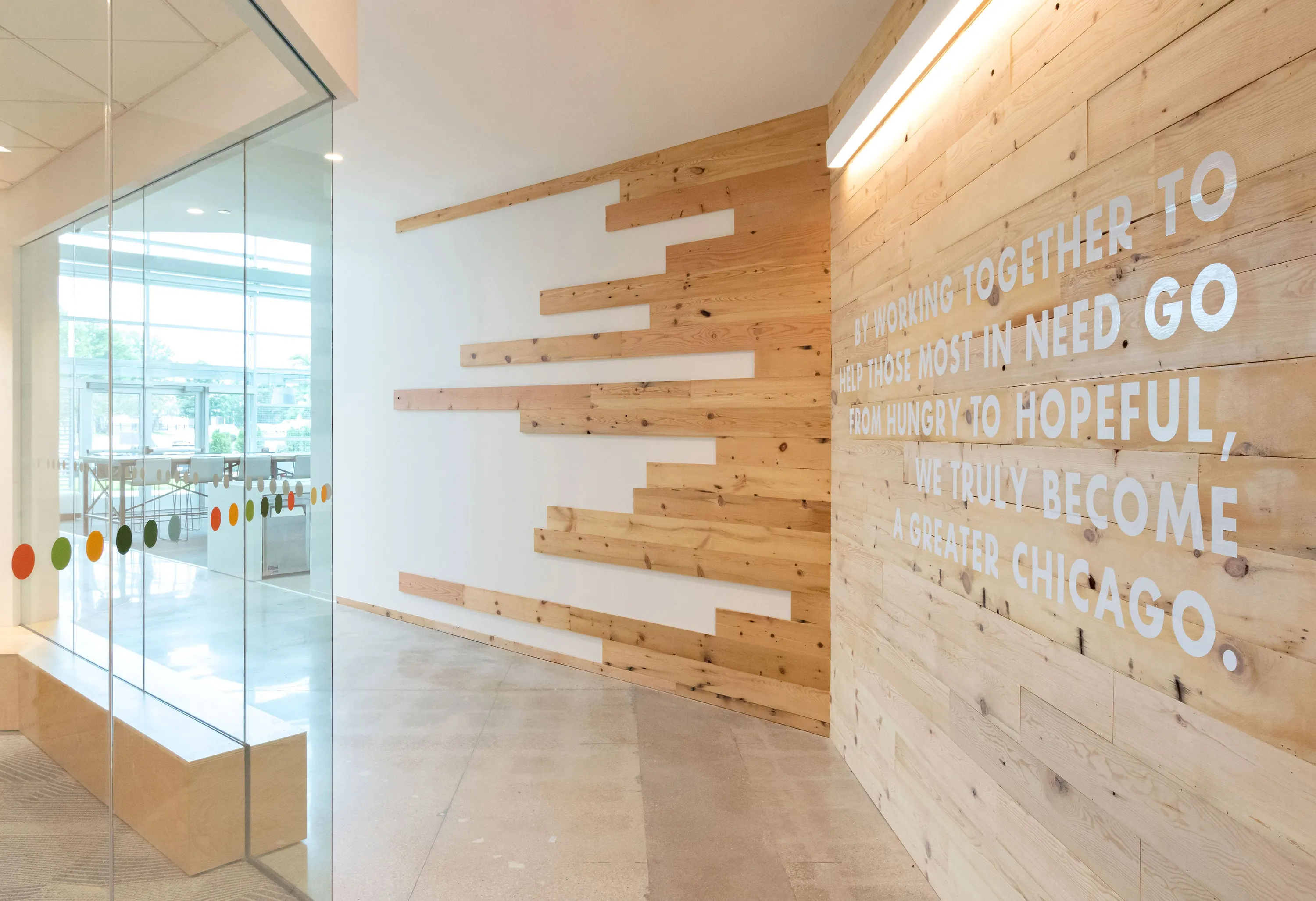 custom wall treatment in old growth fir by Icon Modern