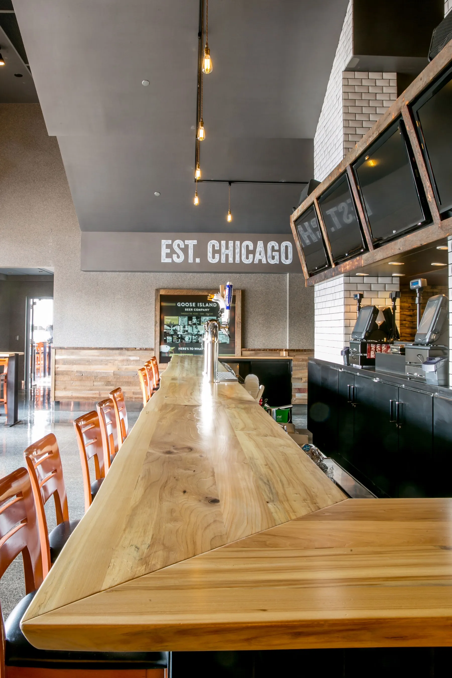 custom counter top in urban elm by Icon Modern