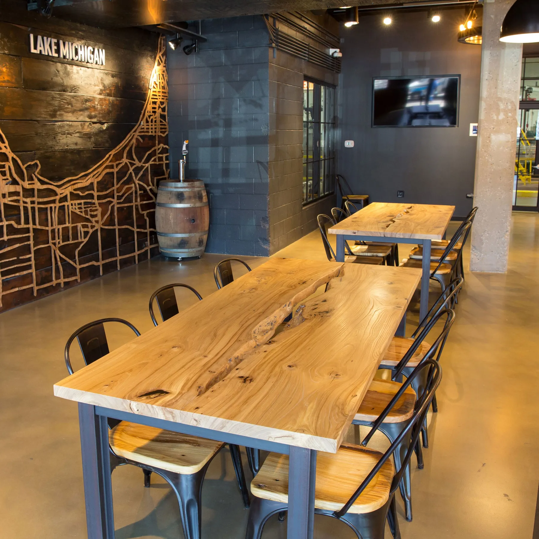 custom community tables elm by Icon Modern