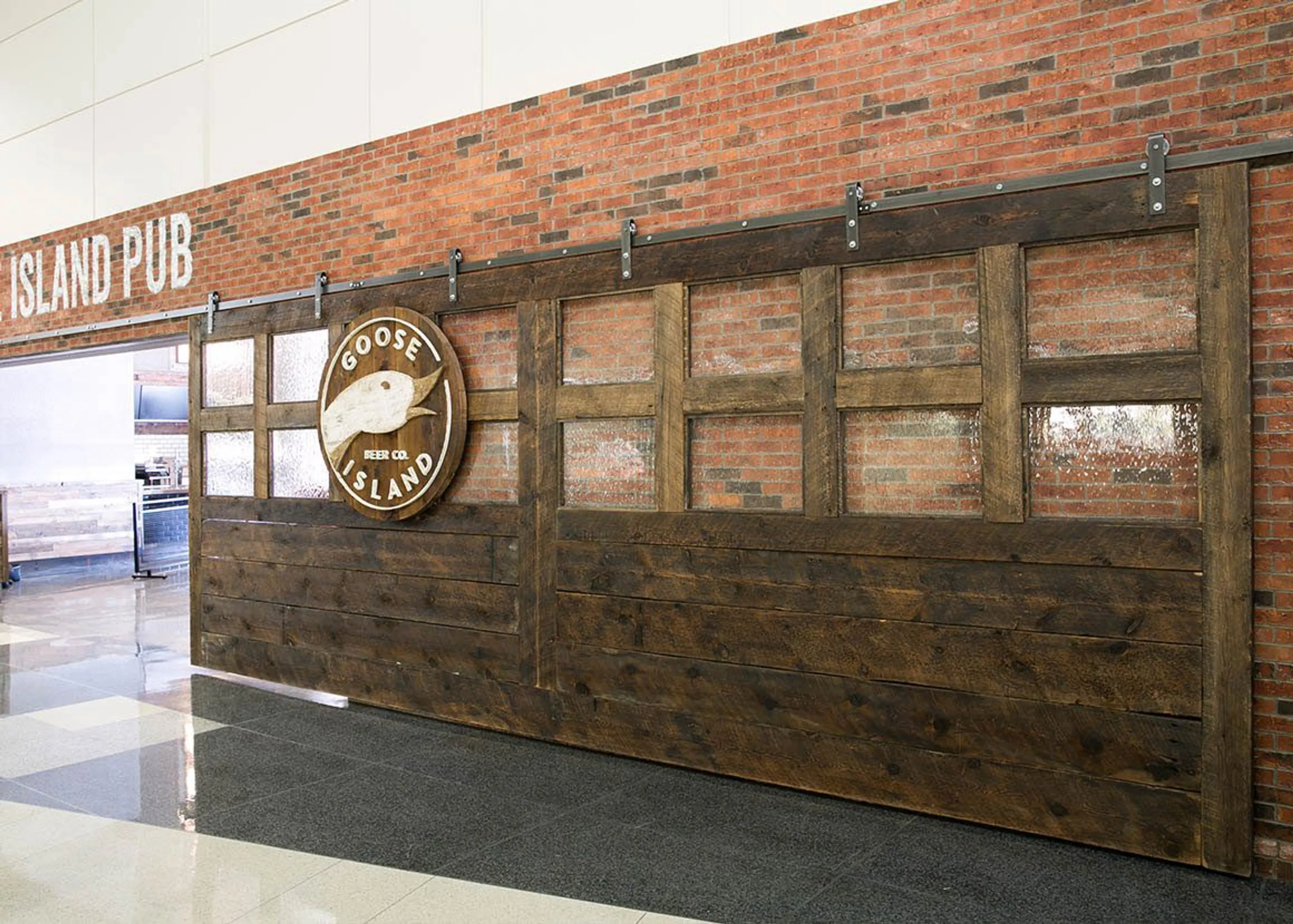 custom sliding barn door by Icon Modern