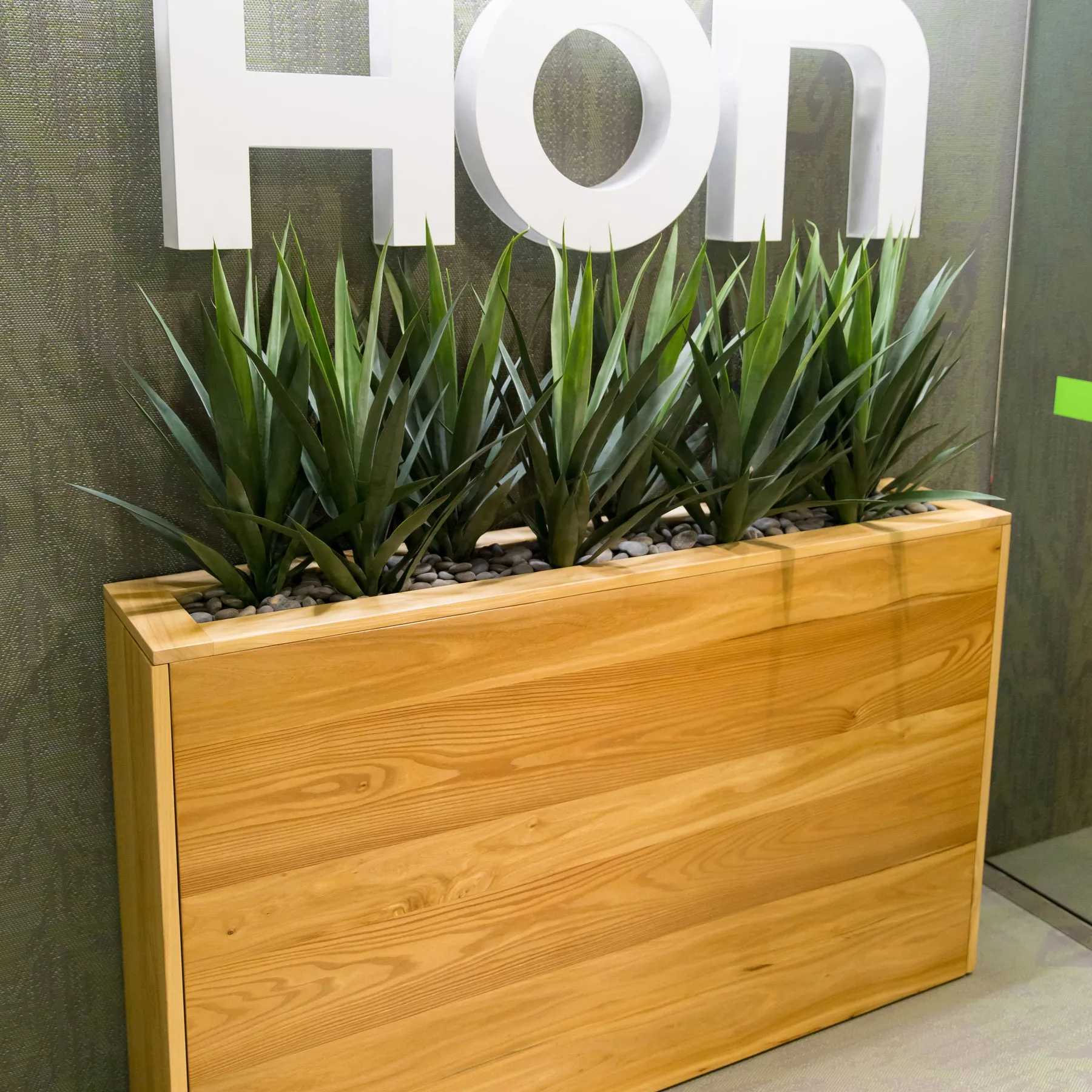 custom planter in urban elm by Icon Modern