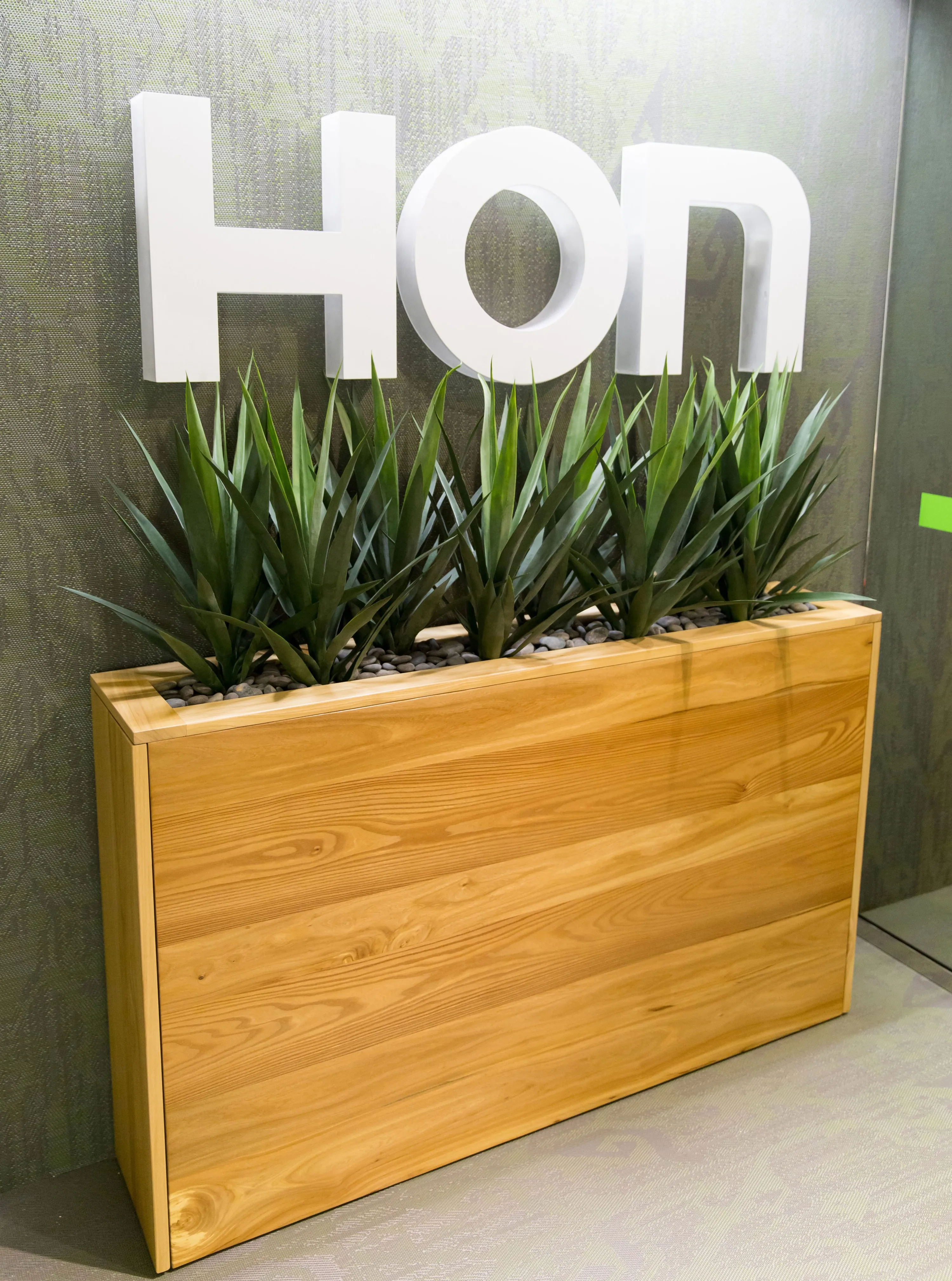 custom planter in urban elm by Icon Modern