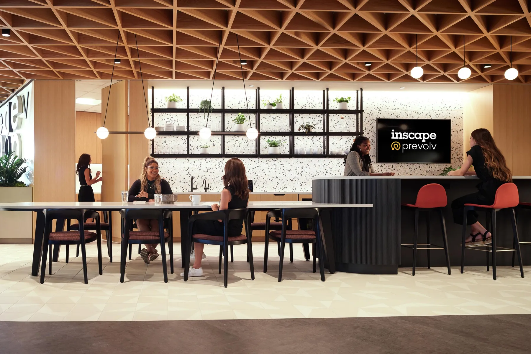 custom steel shelving in a matte black powdercoat finish by Icon modern