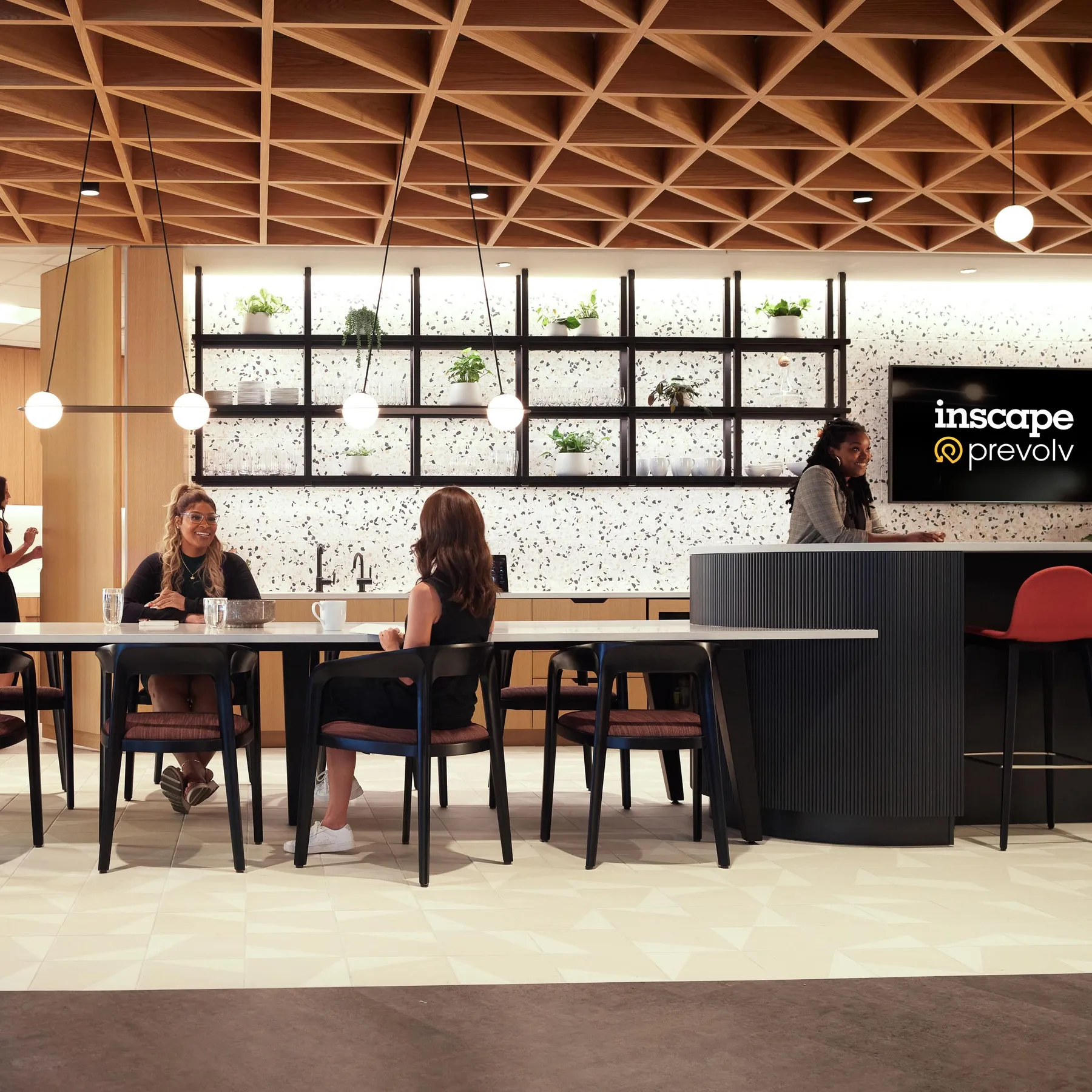 custom steel shelving in a matte black powdercoat finish by Icon modern