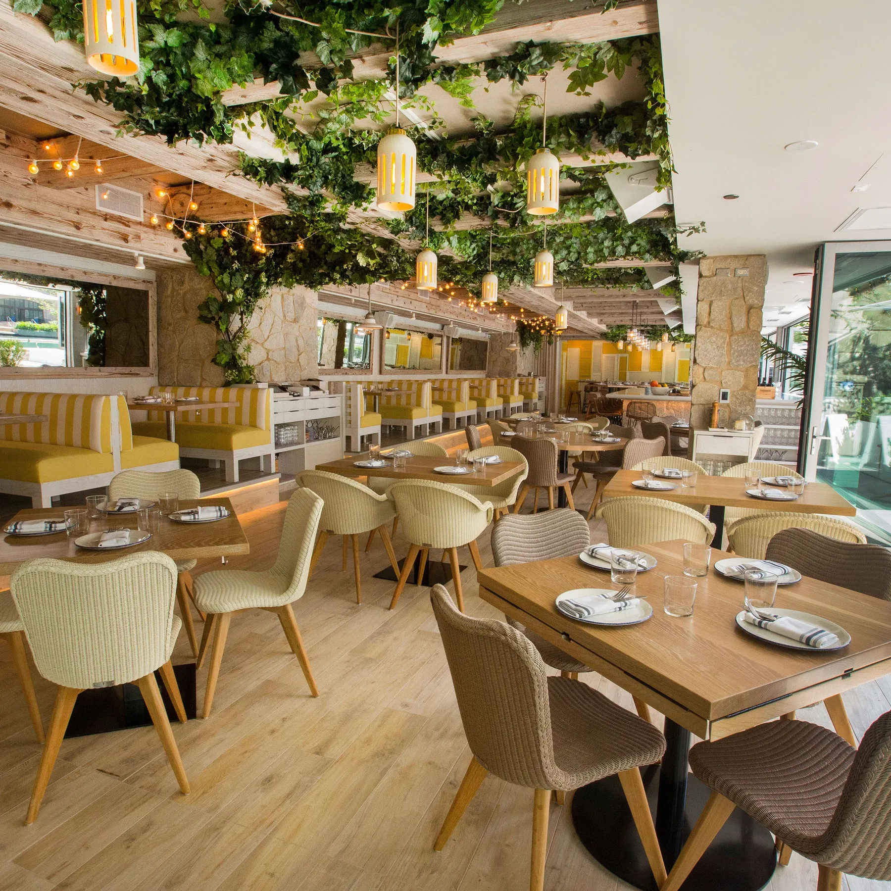 custom restaurant tables urban oak by Icon Modern