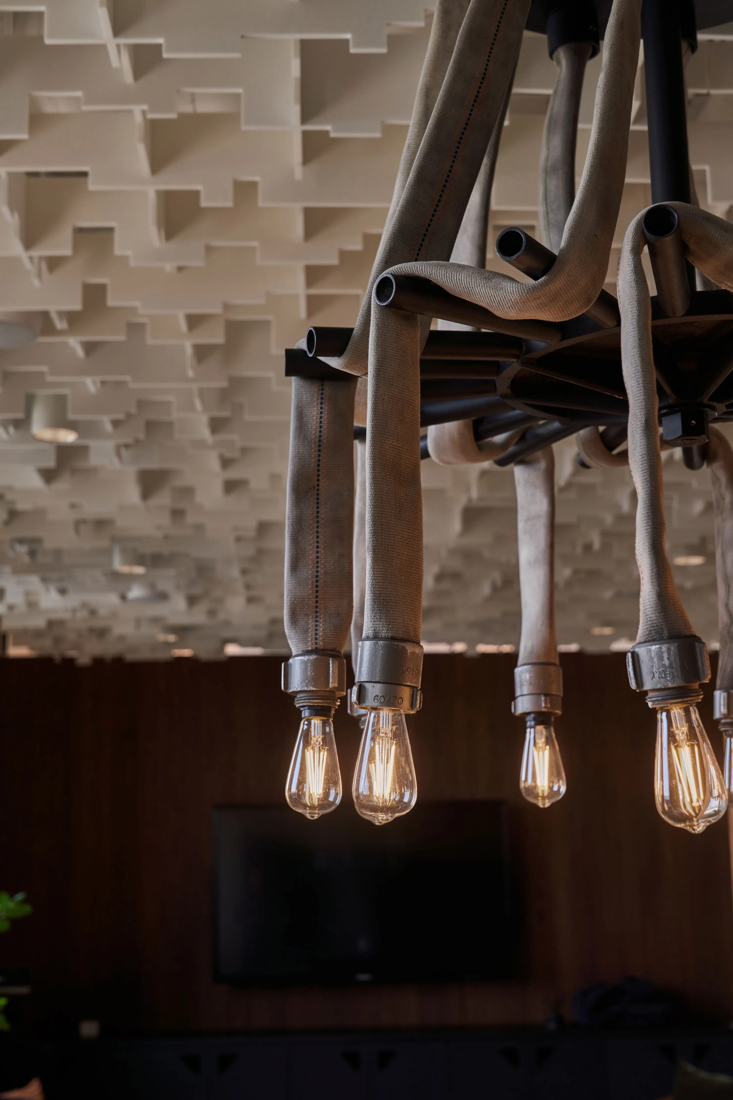 custom light installation by Icon Modern