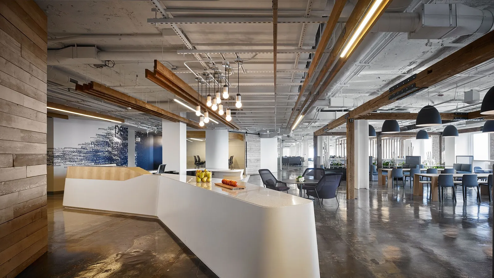 custom ceiling elements in old growth fir and pine by Icon Modern