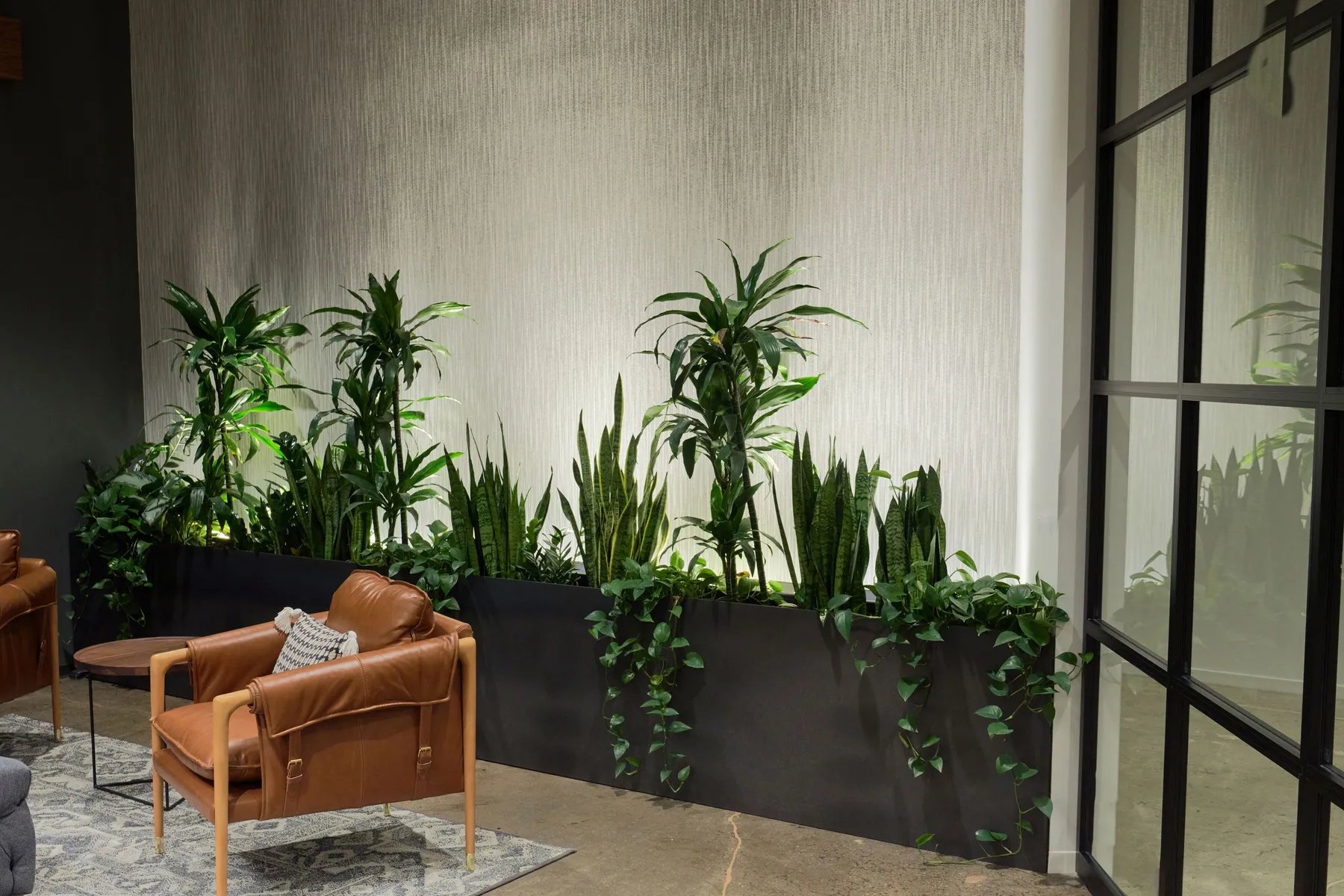 custom planter in hot rolled steel by Icon Modern