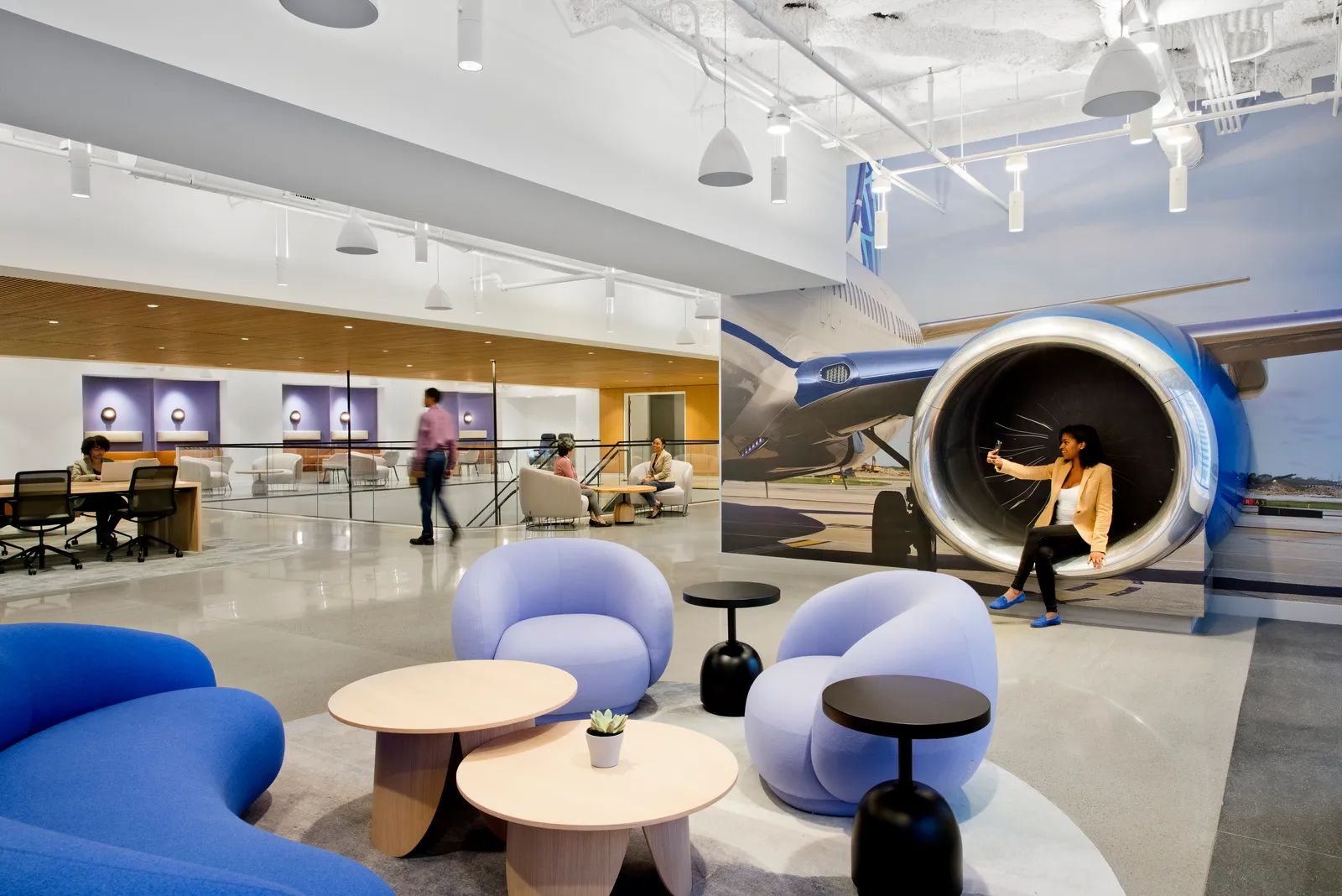 custom side table in a black powdercoat finish and turned base by Icon Modern