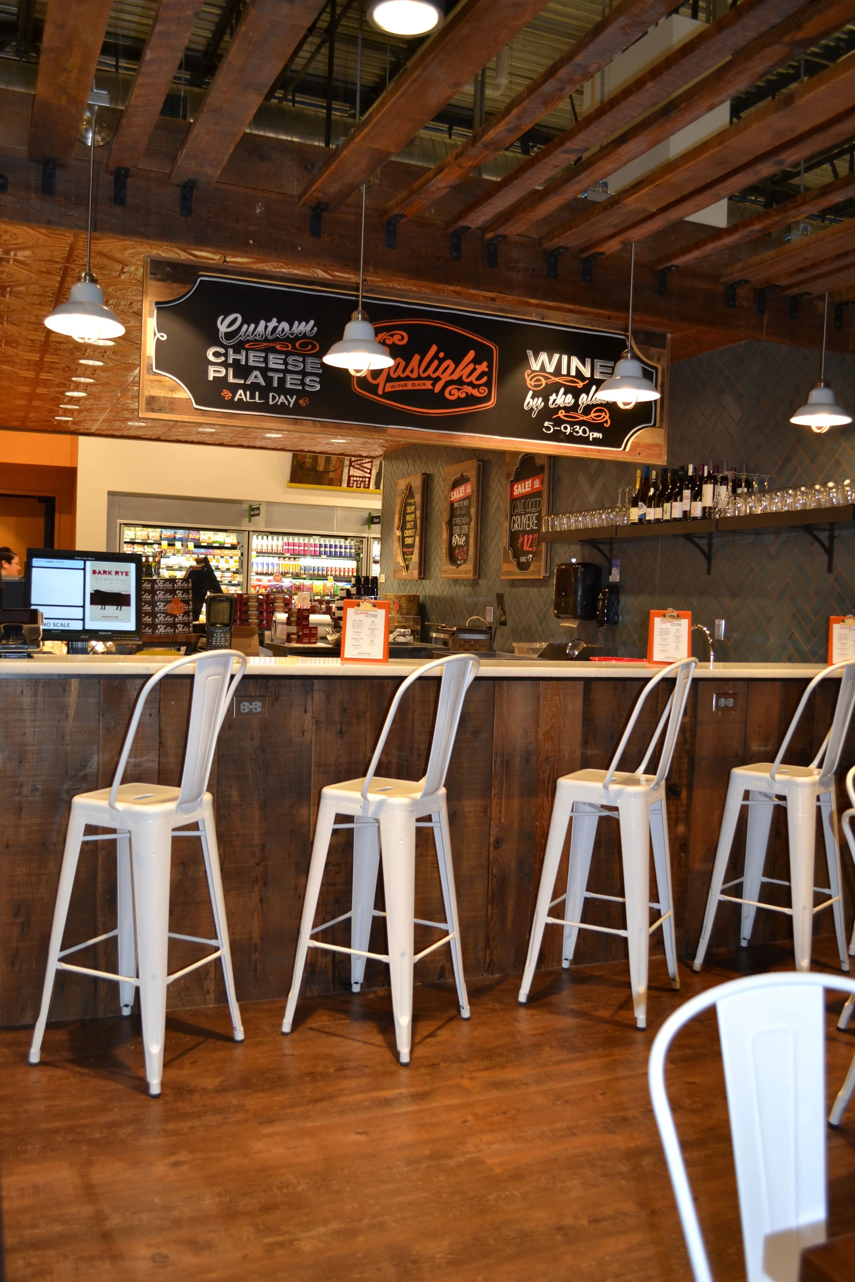custom cladding in old growth fir on bar & ceiling by Icon Modern
